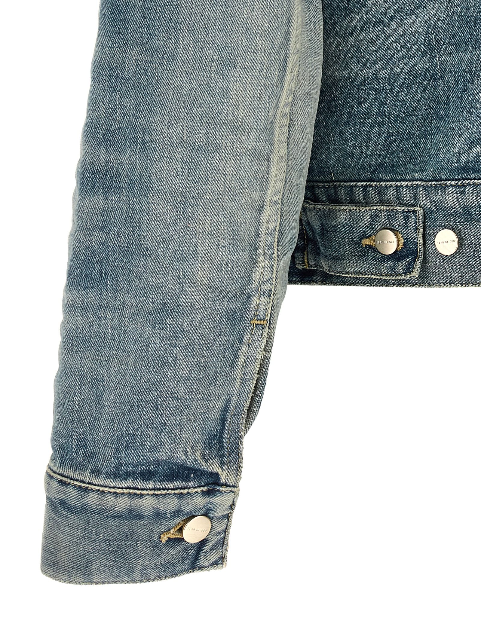 Cotton Denim Men's Jacket - Fear Of God - Modalova