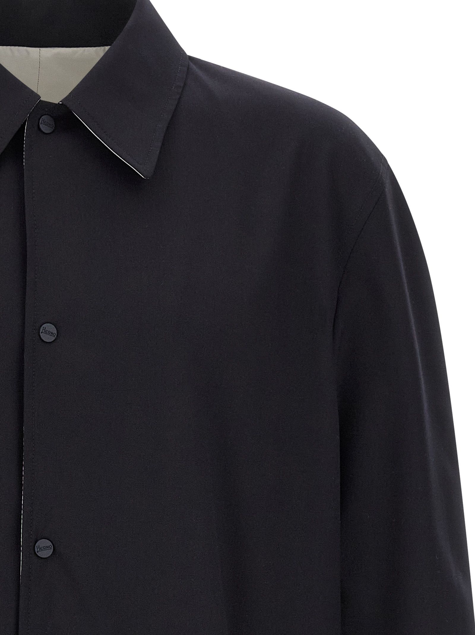 Polyester Men's Coat - Herno - Modalova
