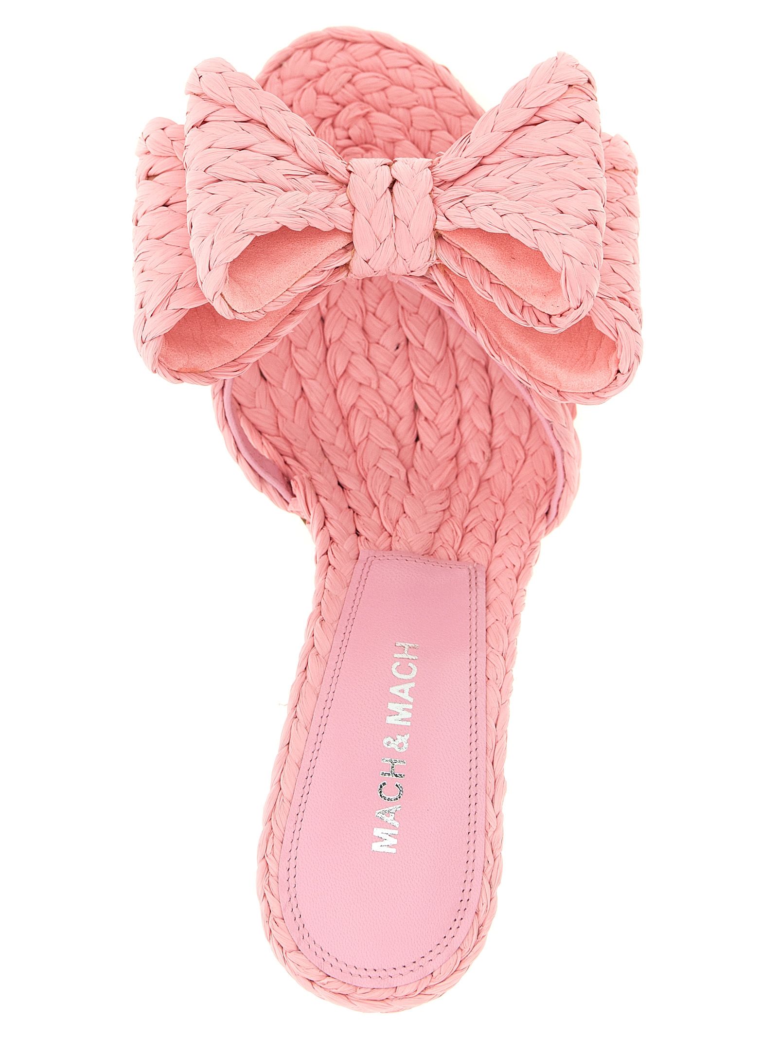 Raffia Stiletto Heel Women's Sandals - MACH & MACH - Modalova