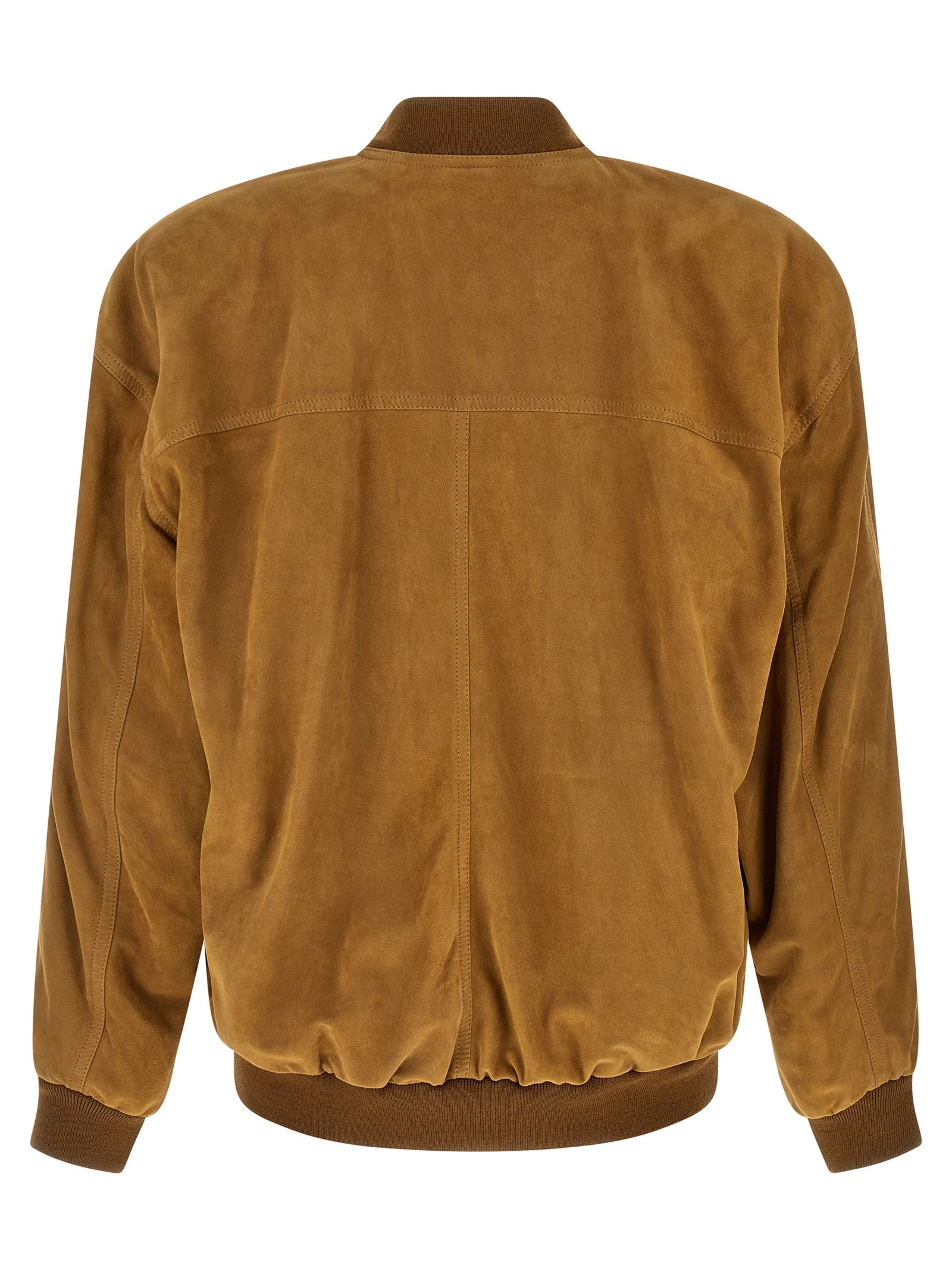 Lamb Leather Leather Men's Jacket - Saint Laurent - Modalova