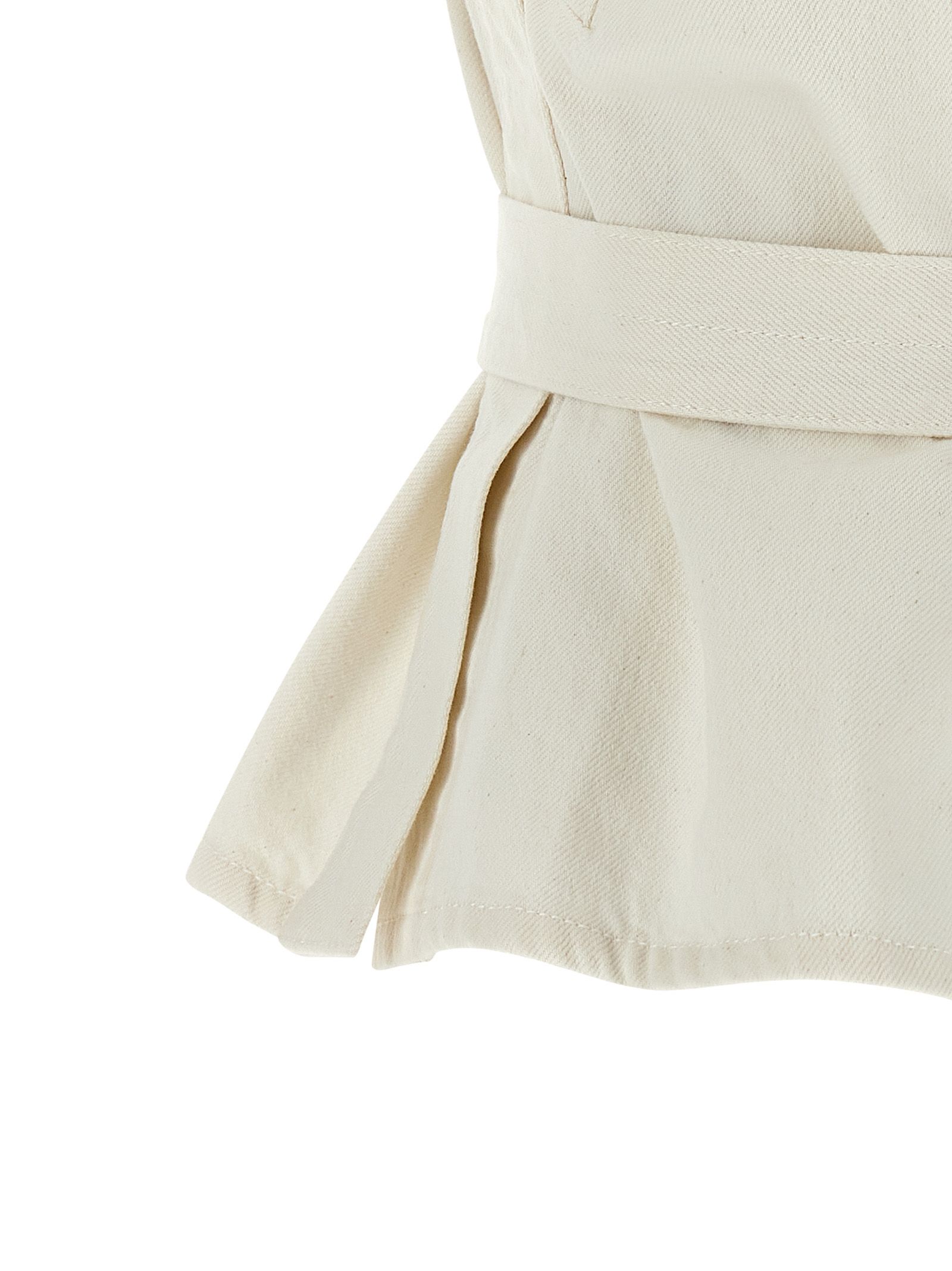 Cotton Sleeveless Women's Jacket - Lemaire - Modalova
