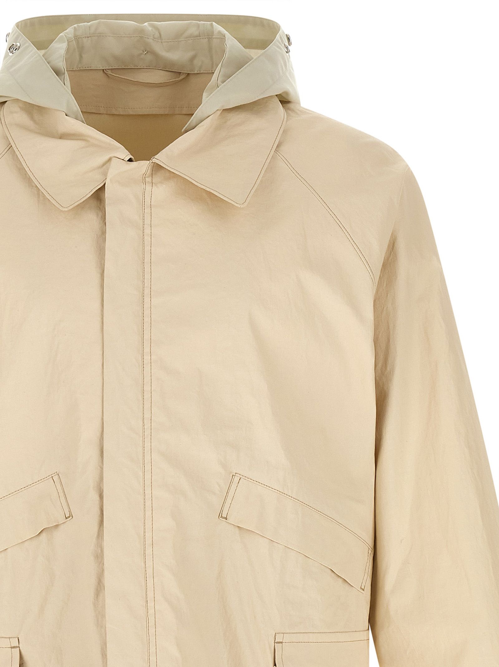 Linen Shell Men's Jacket - Lemaire - Modalova