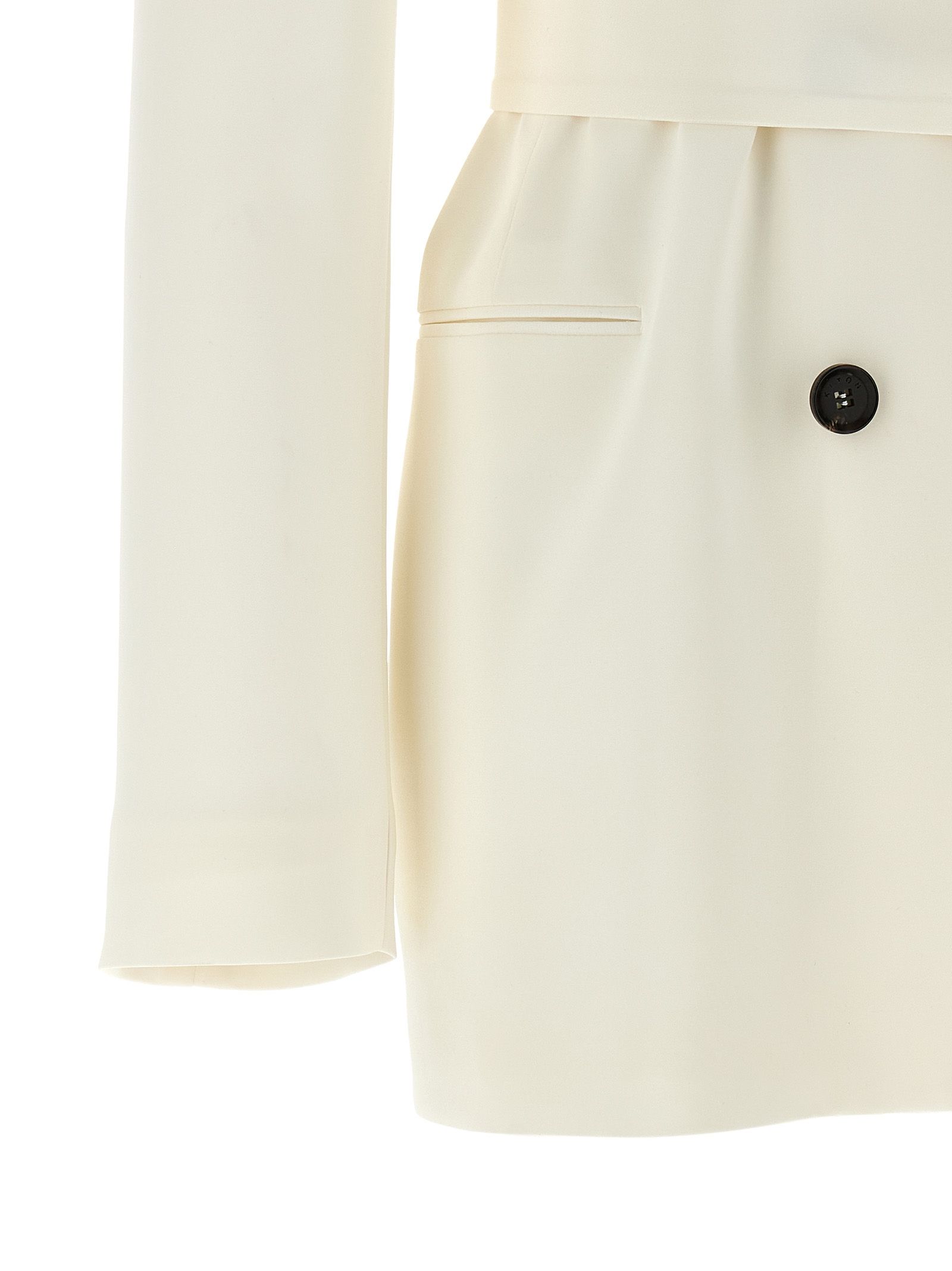 Kiton White Silk Women's Blazer - Kiton - Modalova