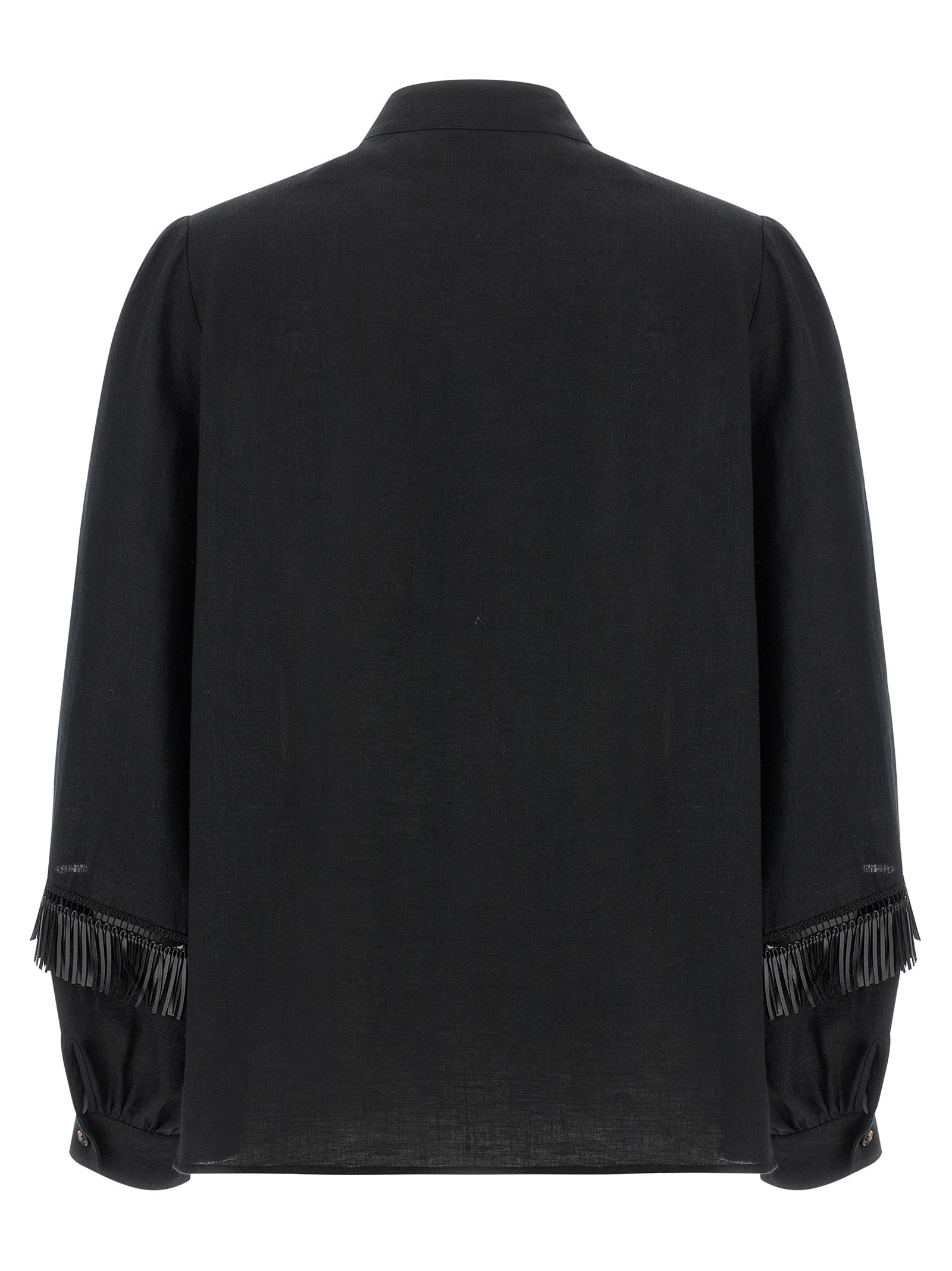 Kiton Black Linen Women's Blouse - Kiton - Modalova