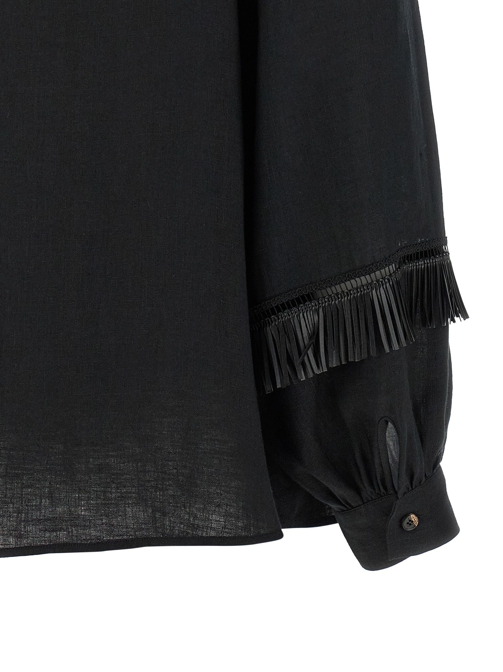Kiton Black Linen Women's Blouse - Kiton - Modalova