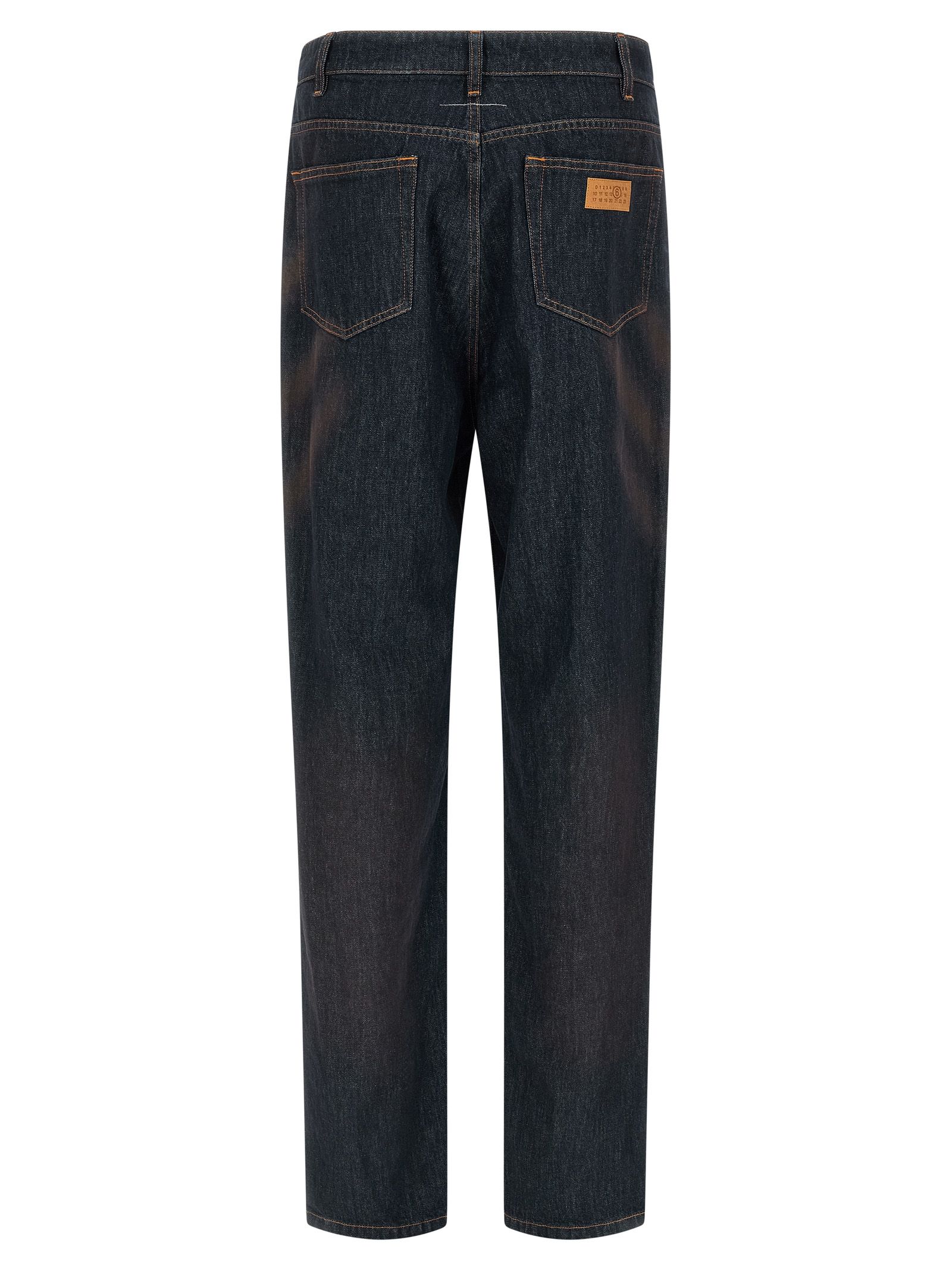 Cotton Straight-Leg Men's Jeans - MM6 Maison Margiela - Modalova