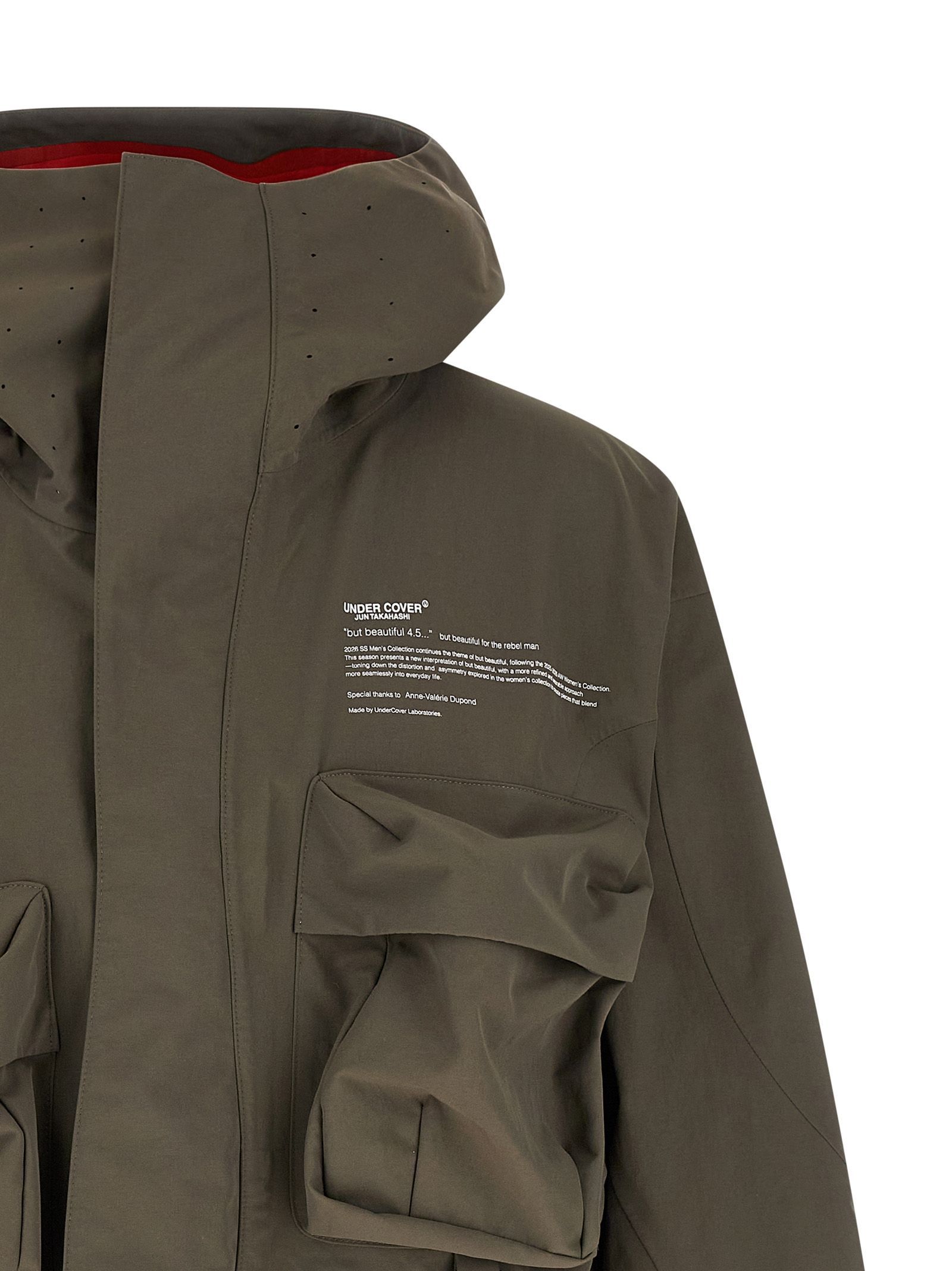 Undercover Gray Nylon Men's Parka - Undercover - Modalova