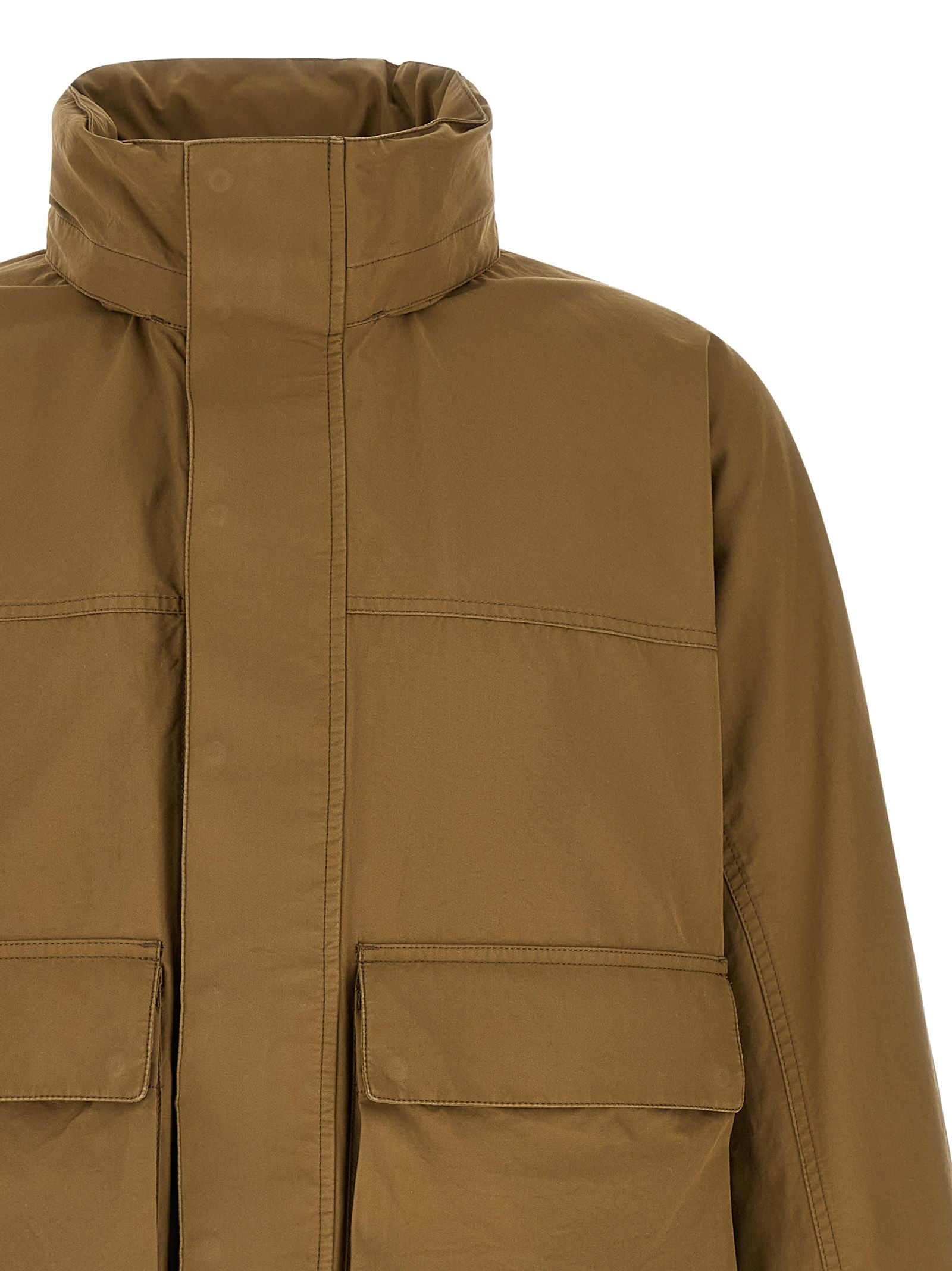 Lemaire Bicolor Cotton Men's Parka - Lemaire - Modalova