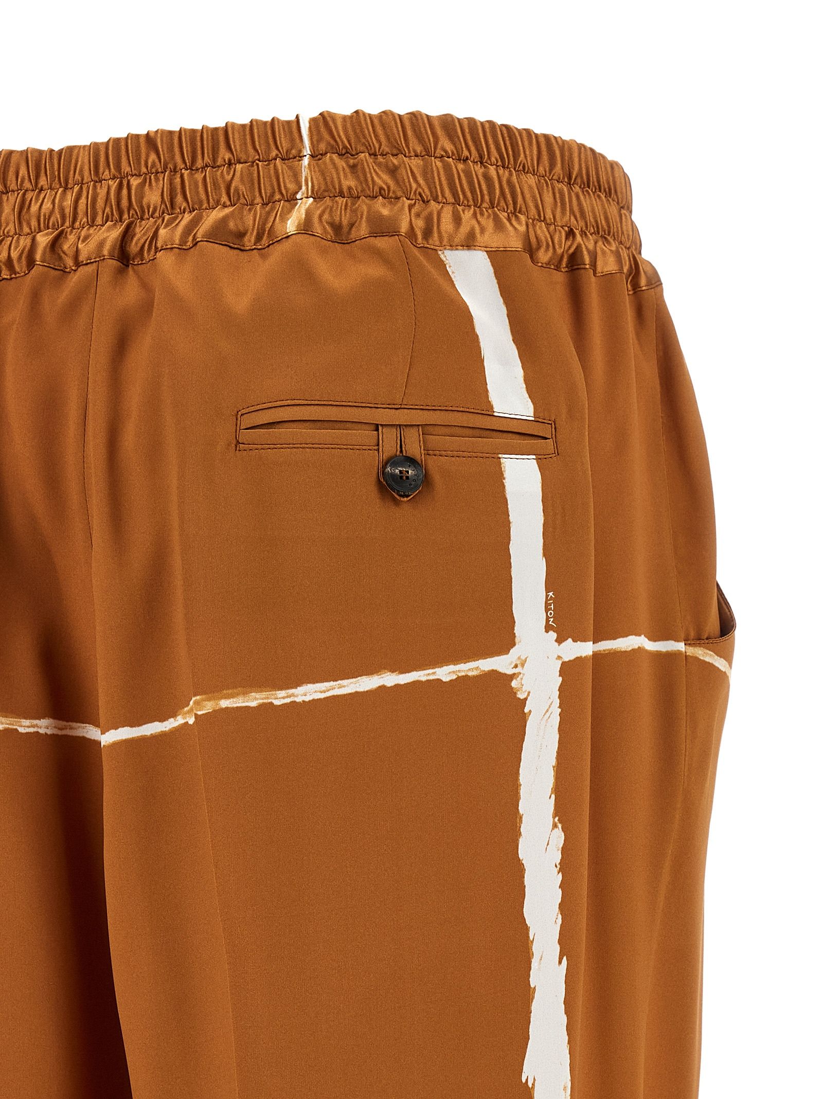 Silk Casual Women's Pants - Kiton - Modalova