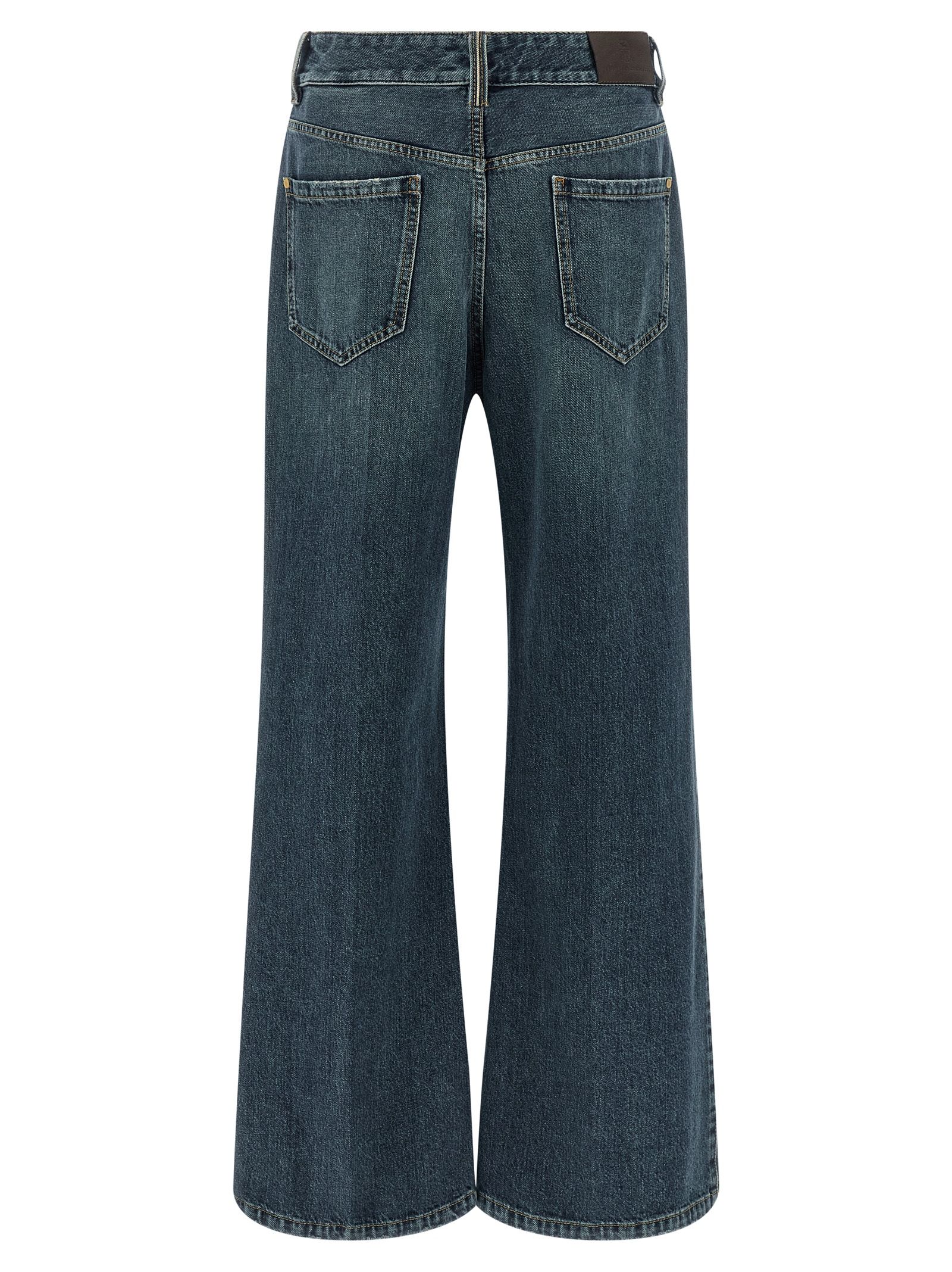 Cotton Flared Women's Jeans - Brunello Cucinelli - Modalova