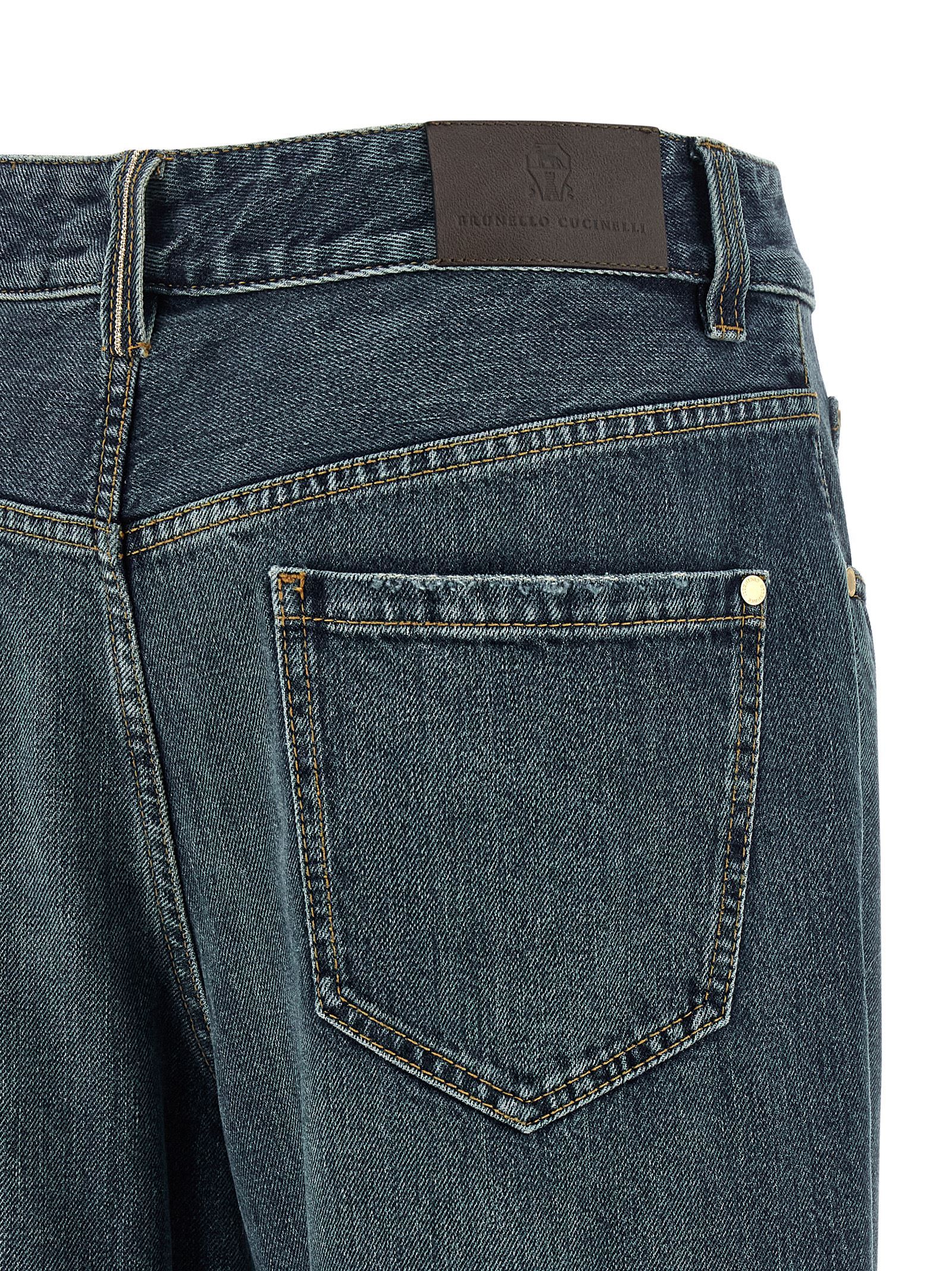 Cotton Flared Women's Jeans - Brunello Cucinelli - Modalova