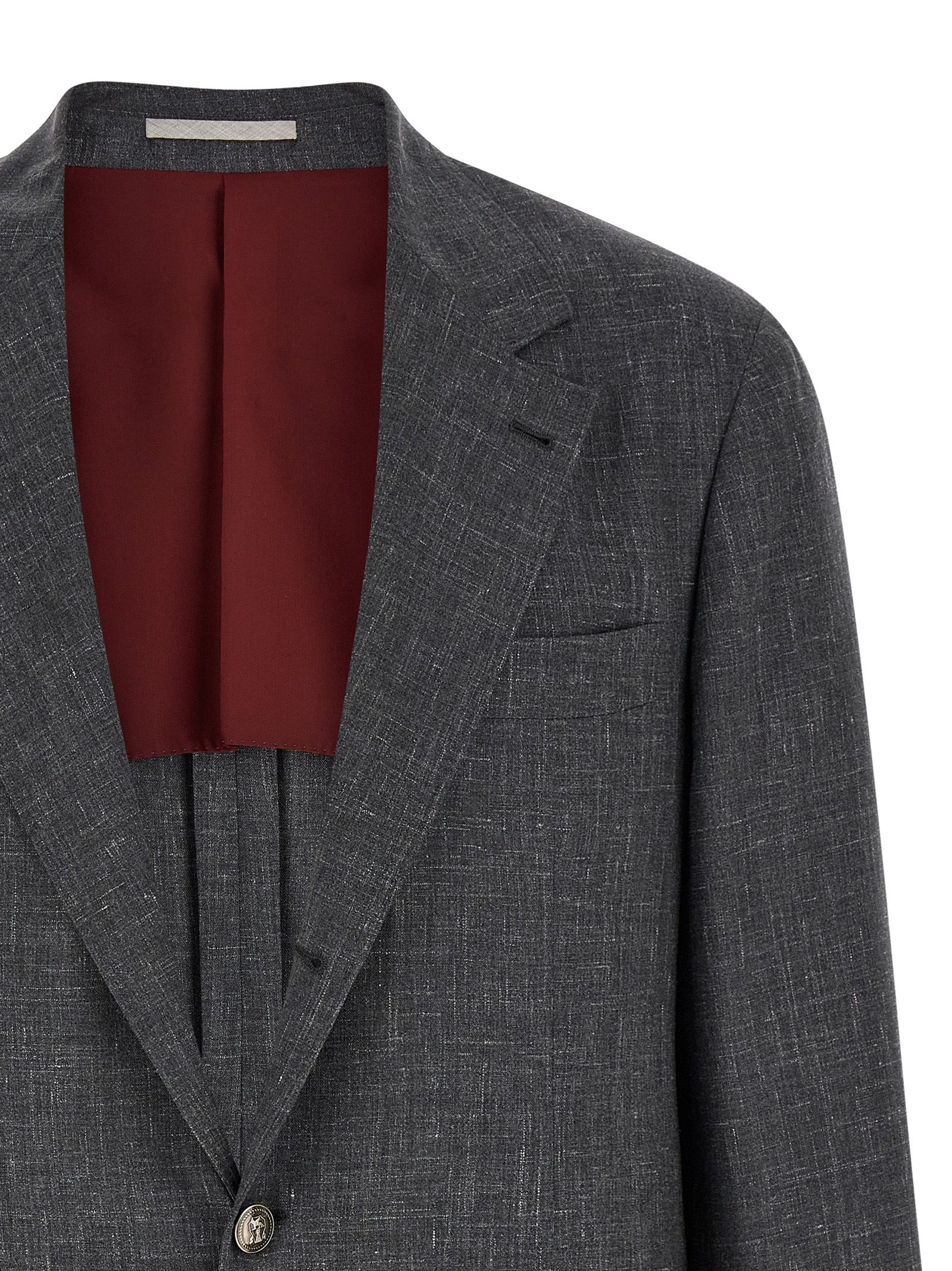 Wool Men's Blazer - Brunello Cucinelli - Modalova