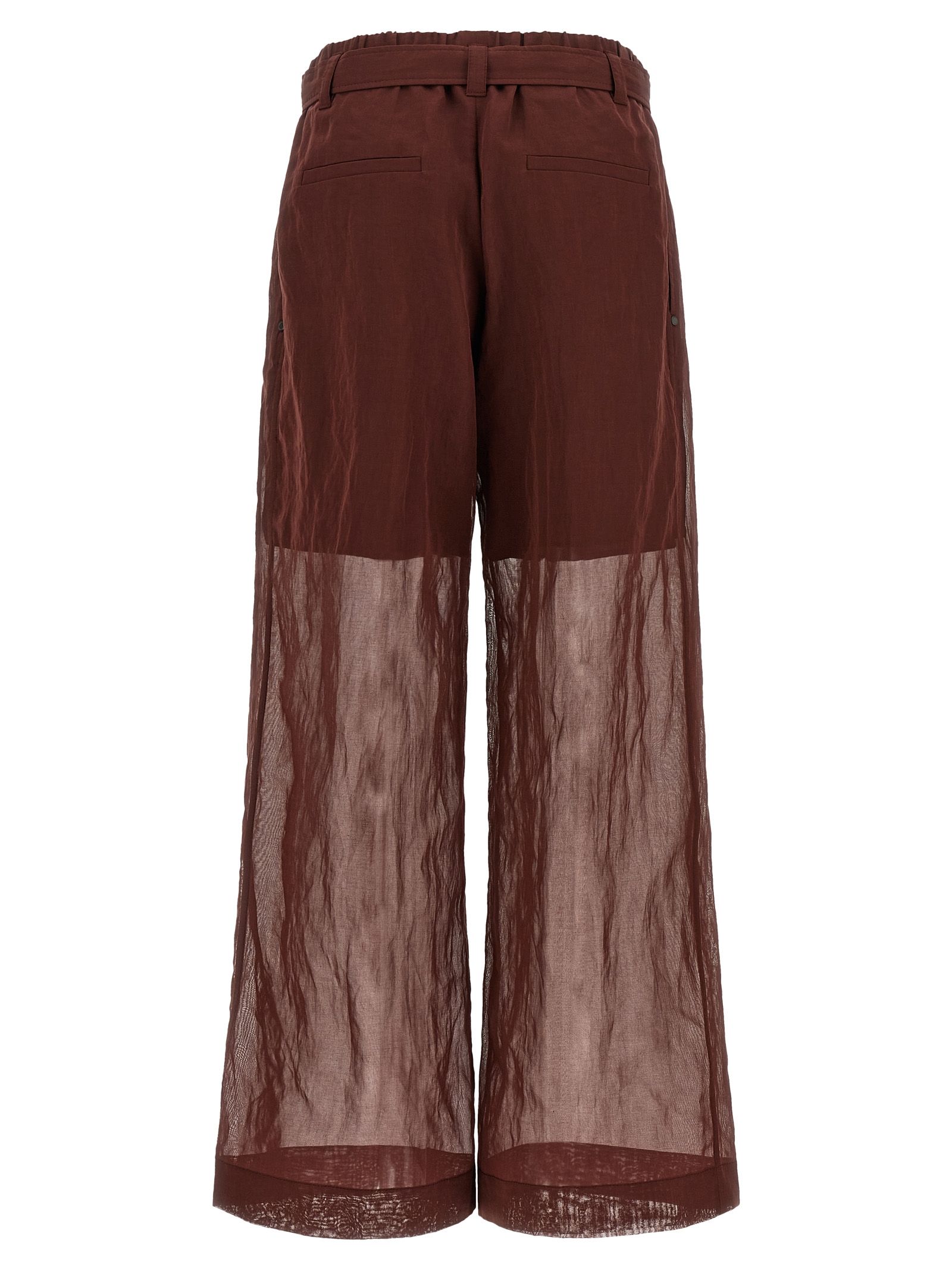Cotton Flared Women's Pants - Brunello Cucinelli - Modalova