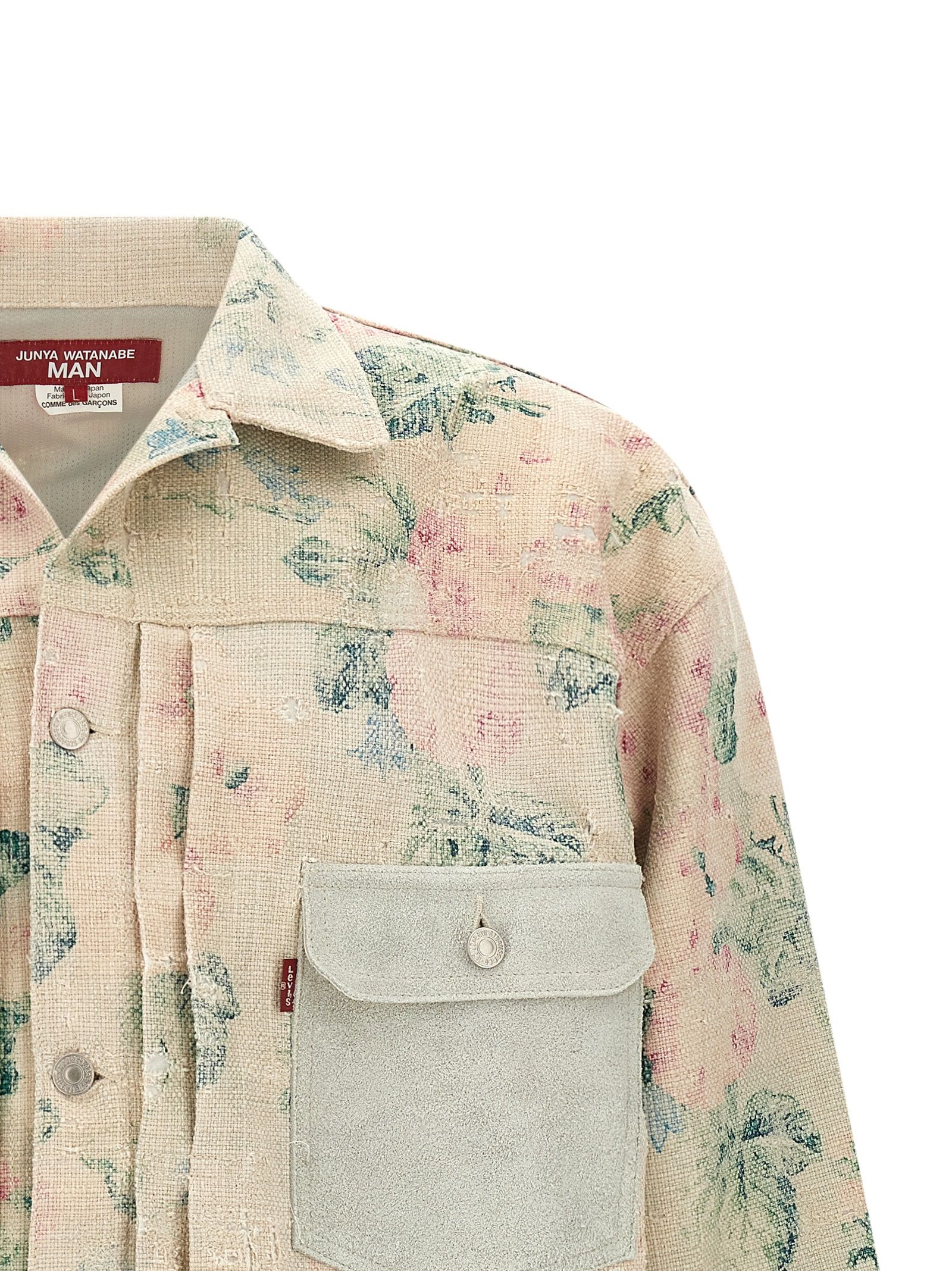 Rayon Denim Men's Jacket - Junya Watanabe - Modalova