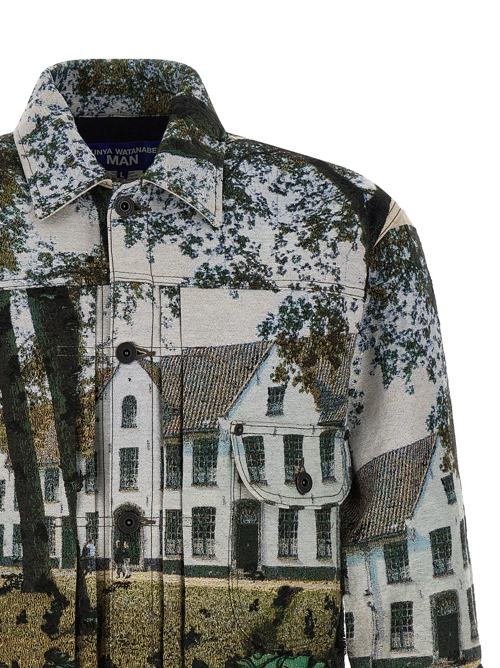 Polyester Men's Jacket - Junya Watanabe - Modalova