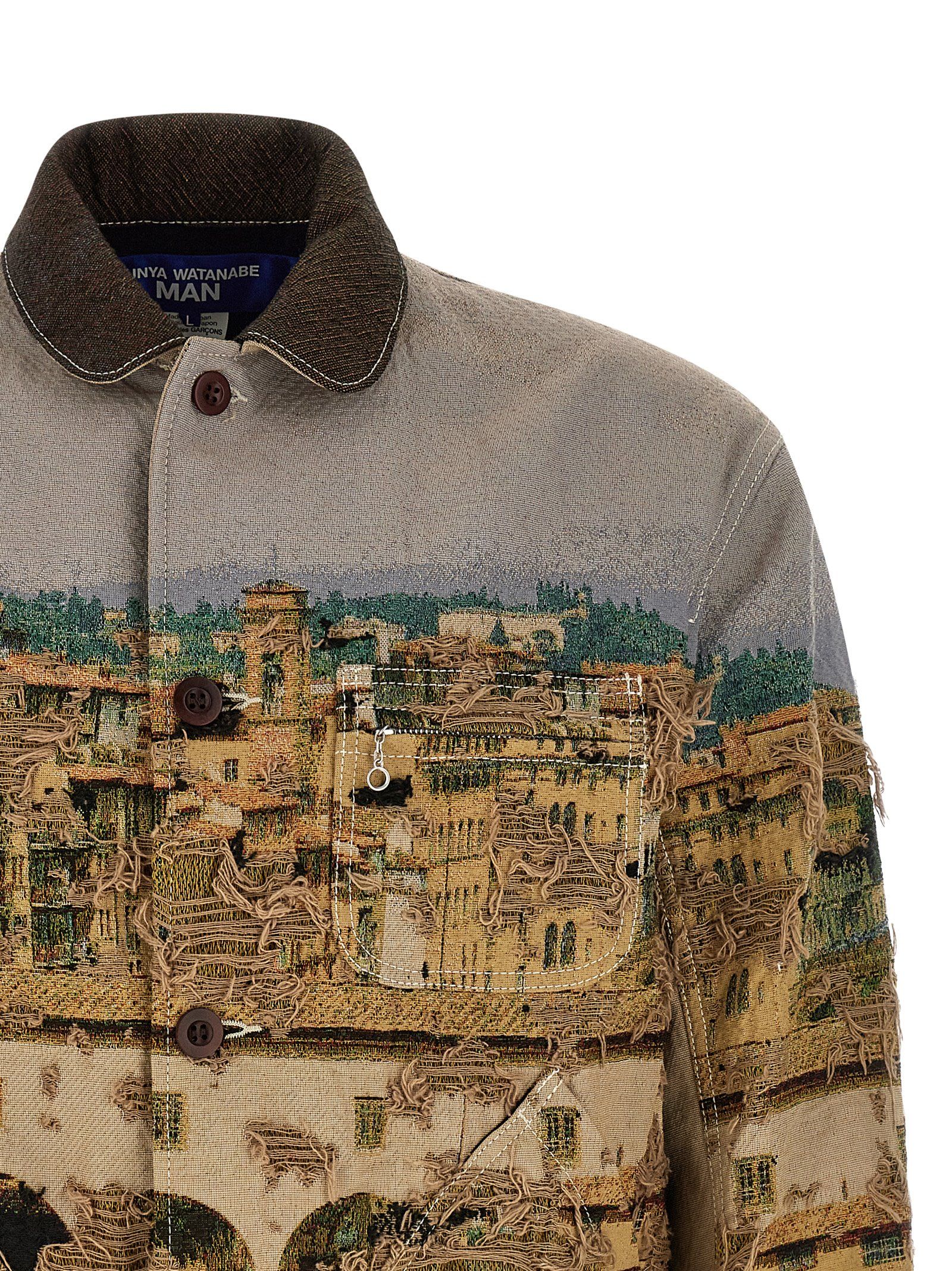 Polyester Men's Jacket - Junya Watanabe - Modalova