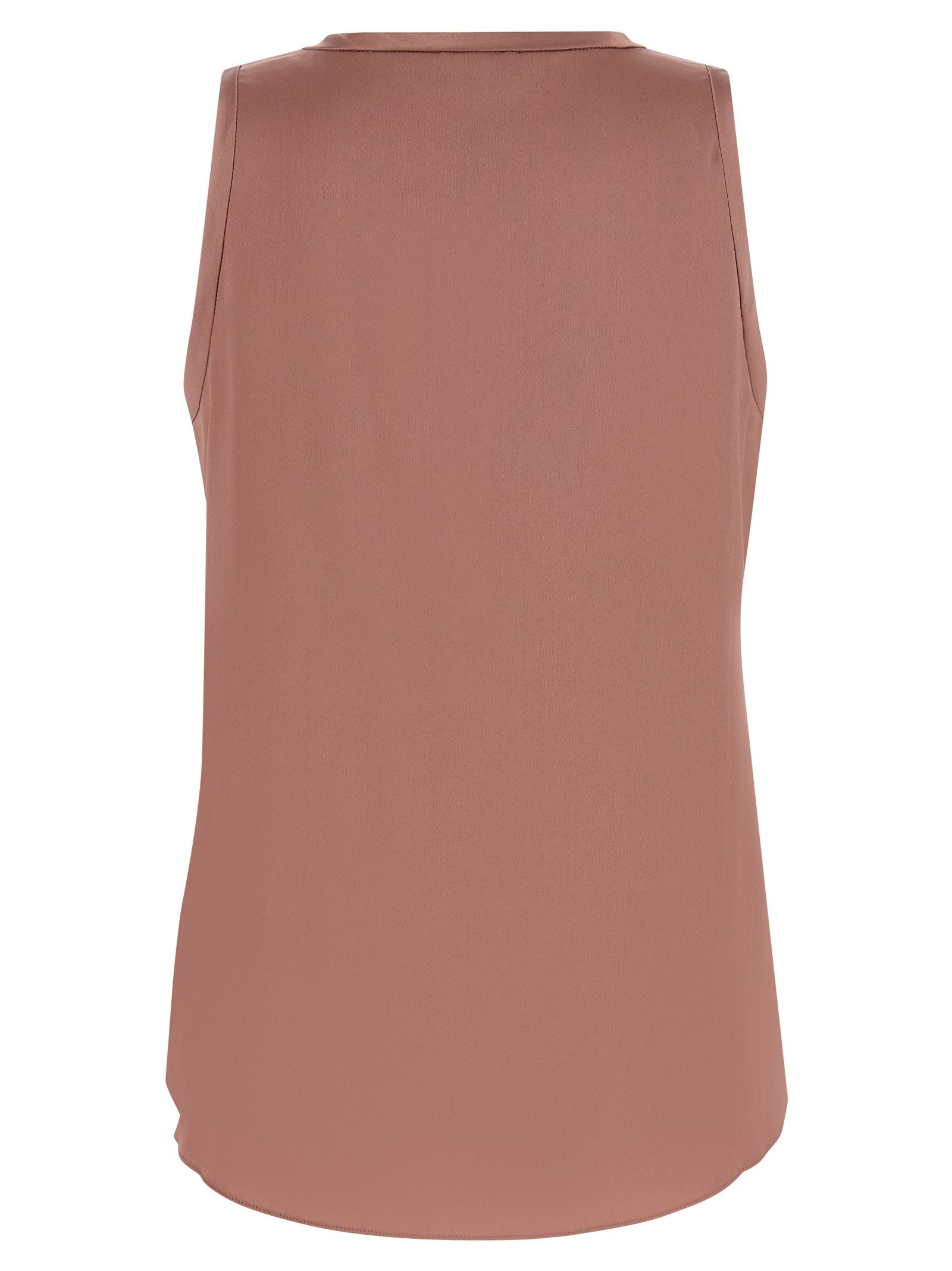 Silk Sleeveles Women's T-Shirt - Brunello Cucinelli - Modalova