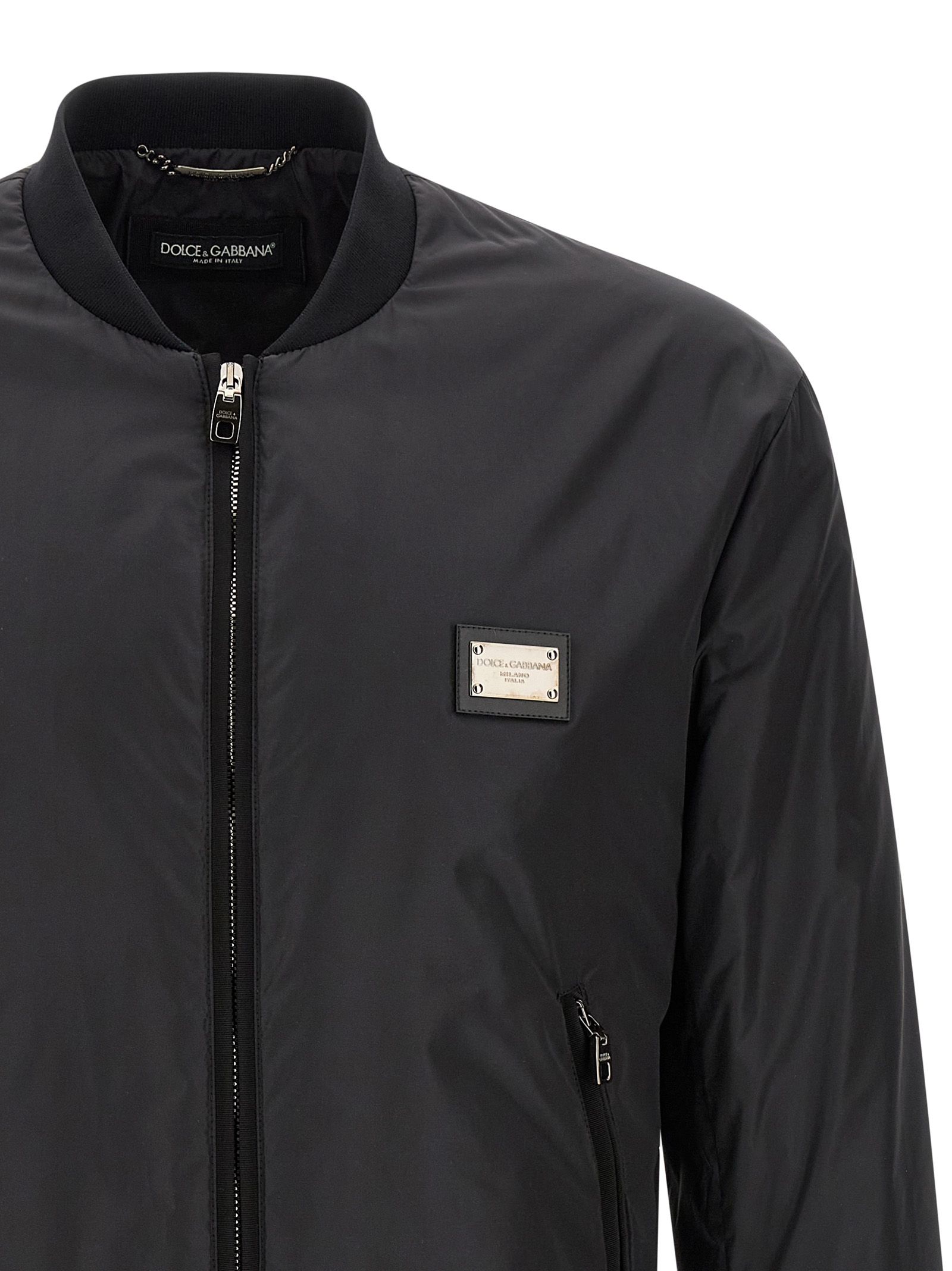Polyamide Men's Bomber - Dolce & Gabbana - Modalova