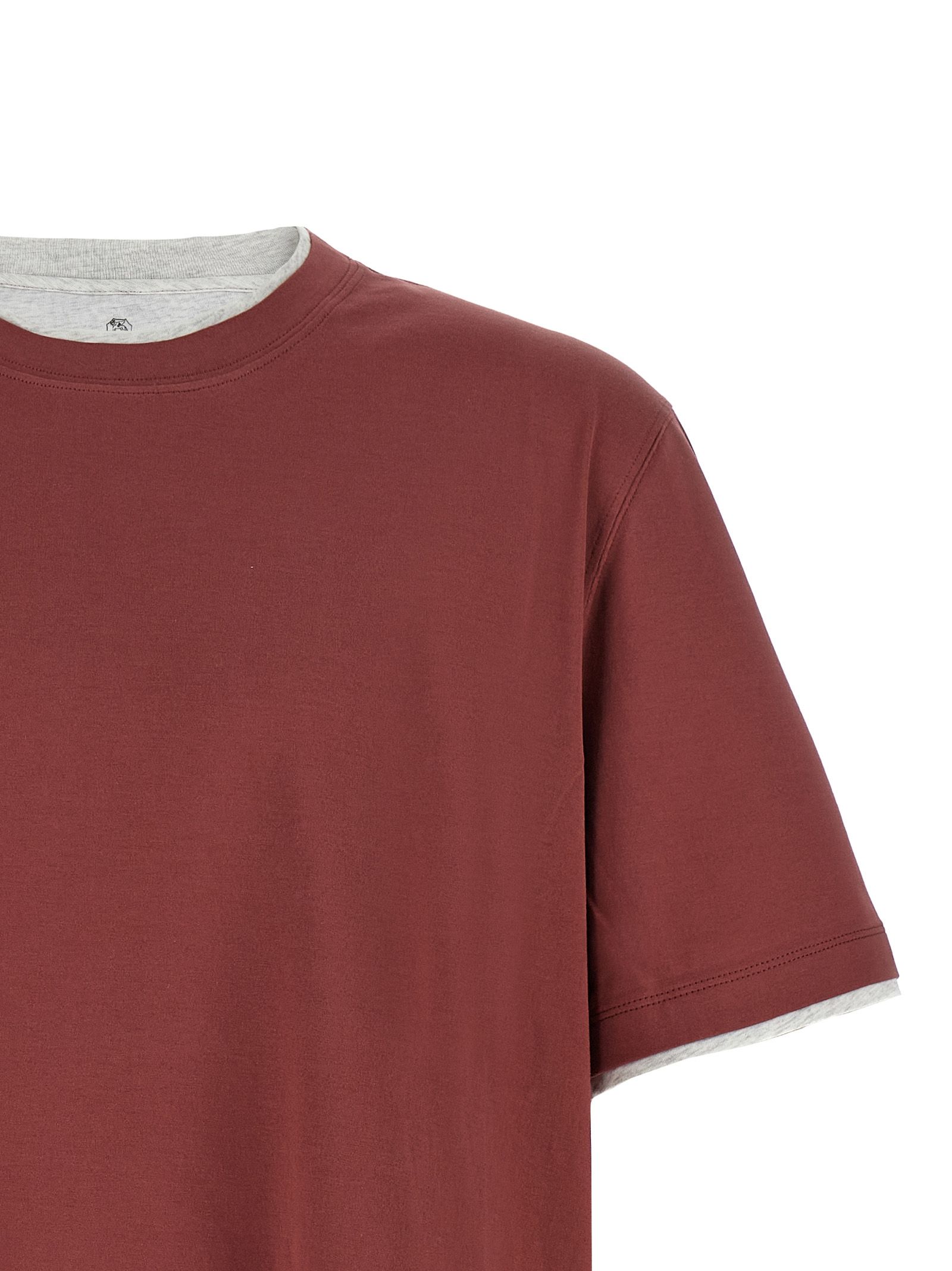 Cotton Men's T-Shirt - Brunello Cucinelli - Modalova