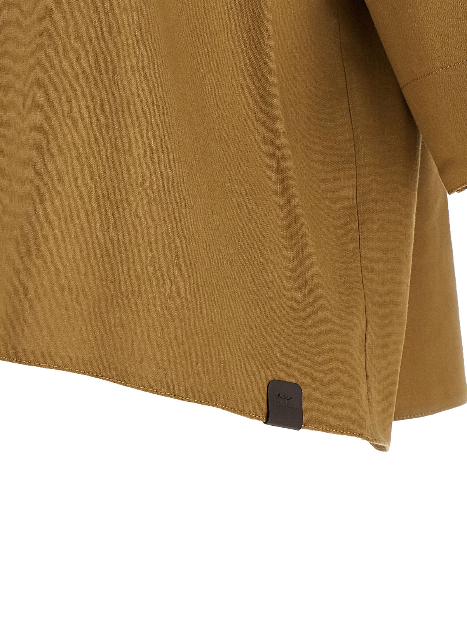 Max Mara Beige Linen Women's Blouse - Max Mara - Modalova