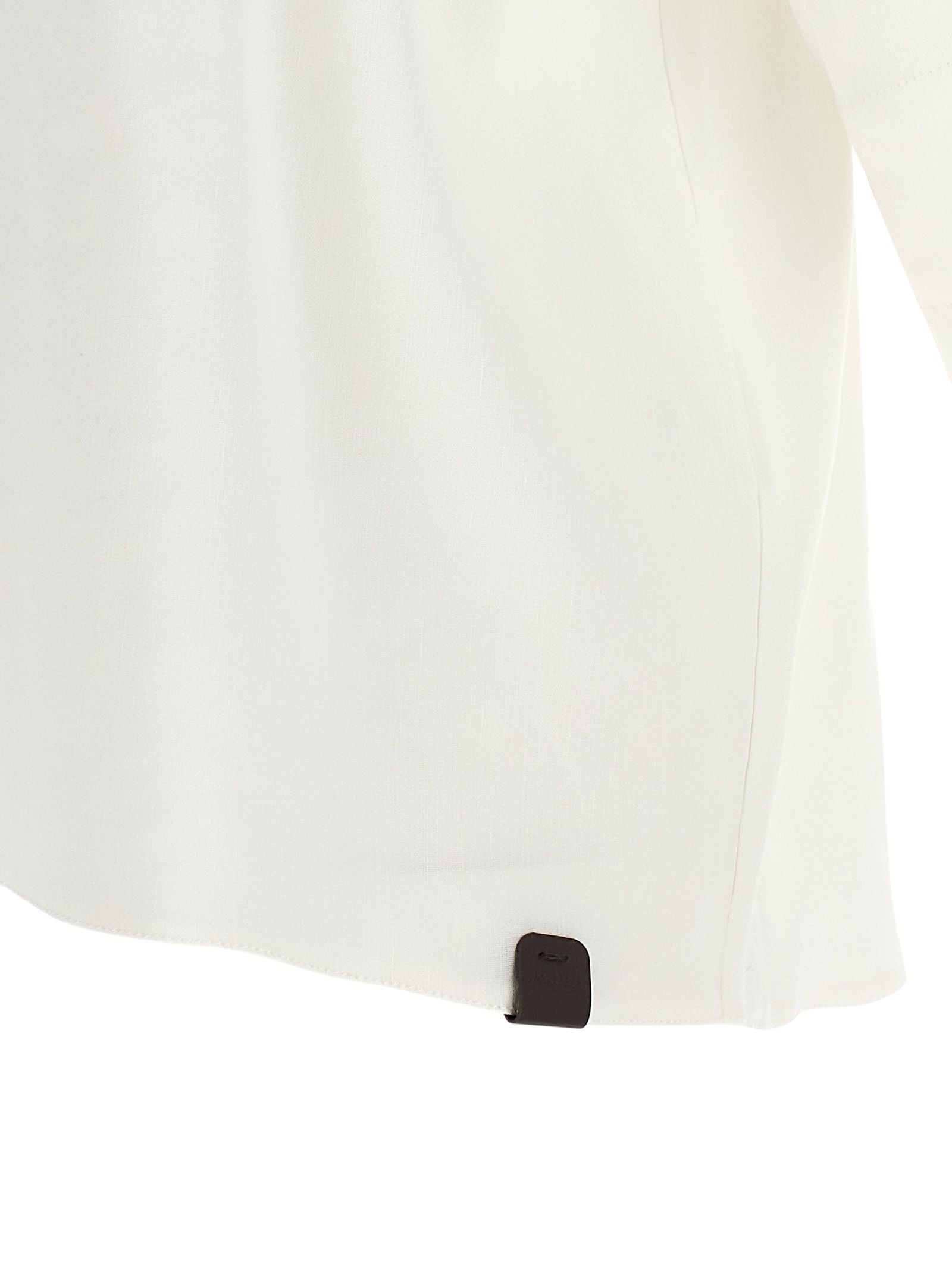 Max Mara White Linen Women's Blouse - Max Mara - Modalova