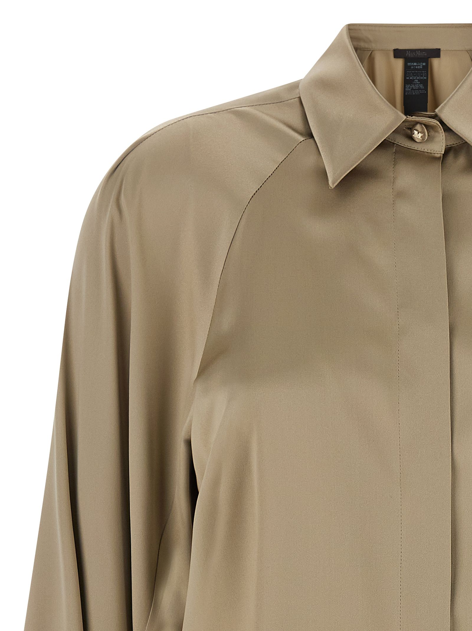 Max Mara Beige Silk Women's Blouse - Max Mara - Modalova