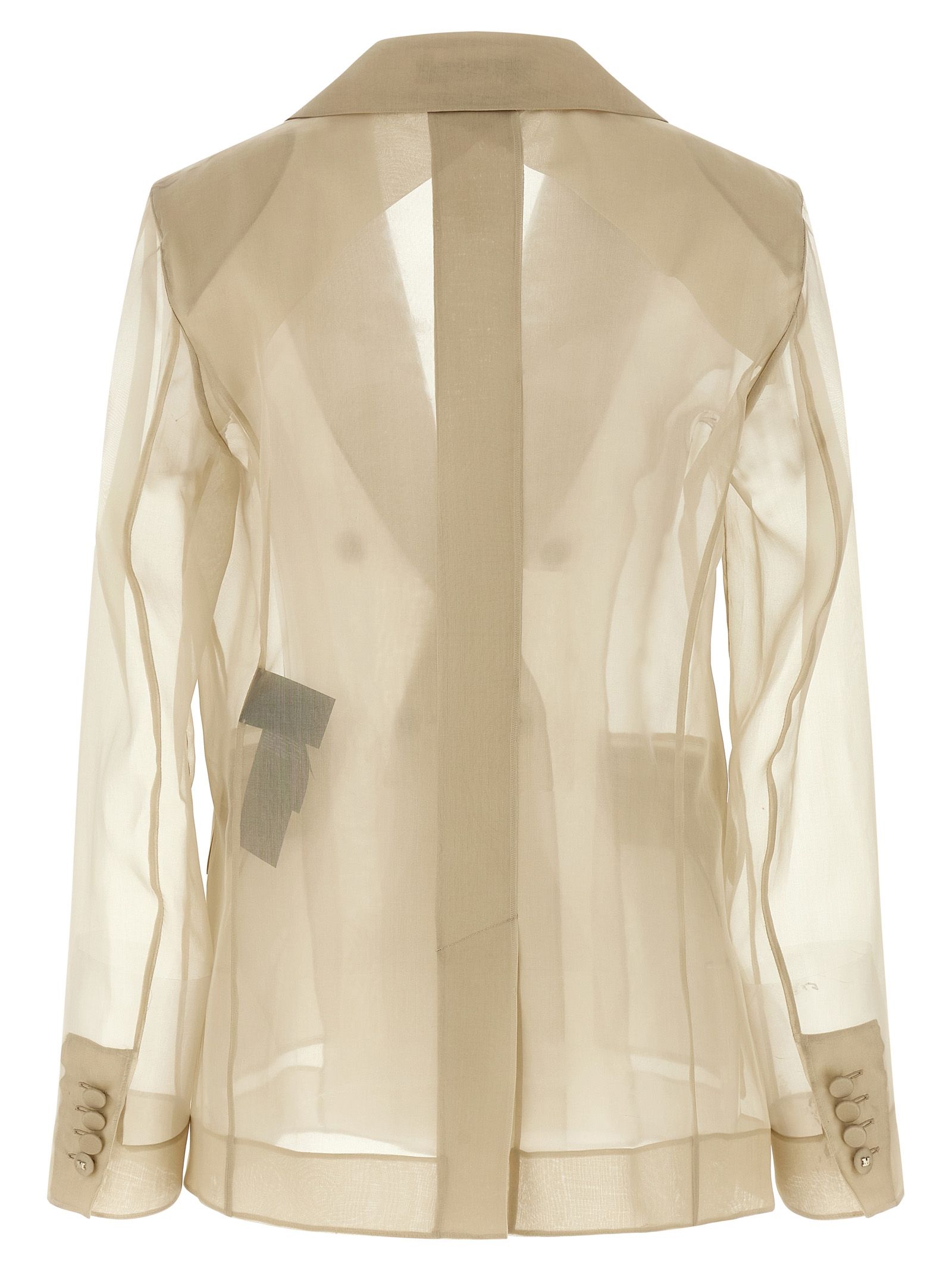 Max Mara Beige Silk Women's Blazer - Max Mara - Modalova
