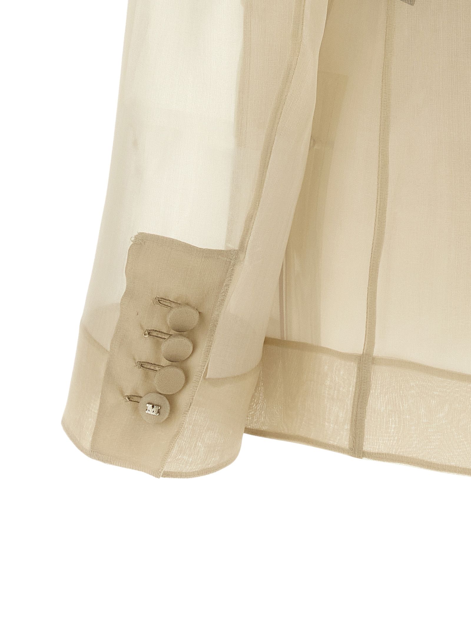 Max Mara Beige Silk Women's Blazer - Max Mara - Modalova