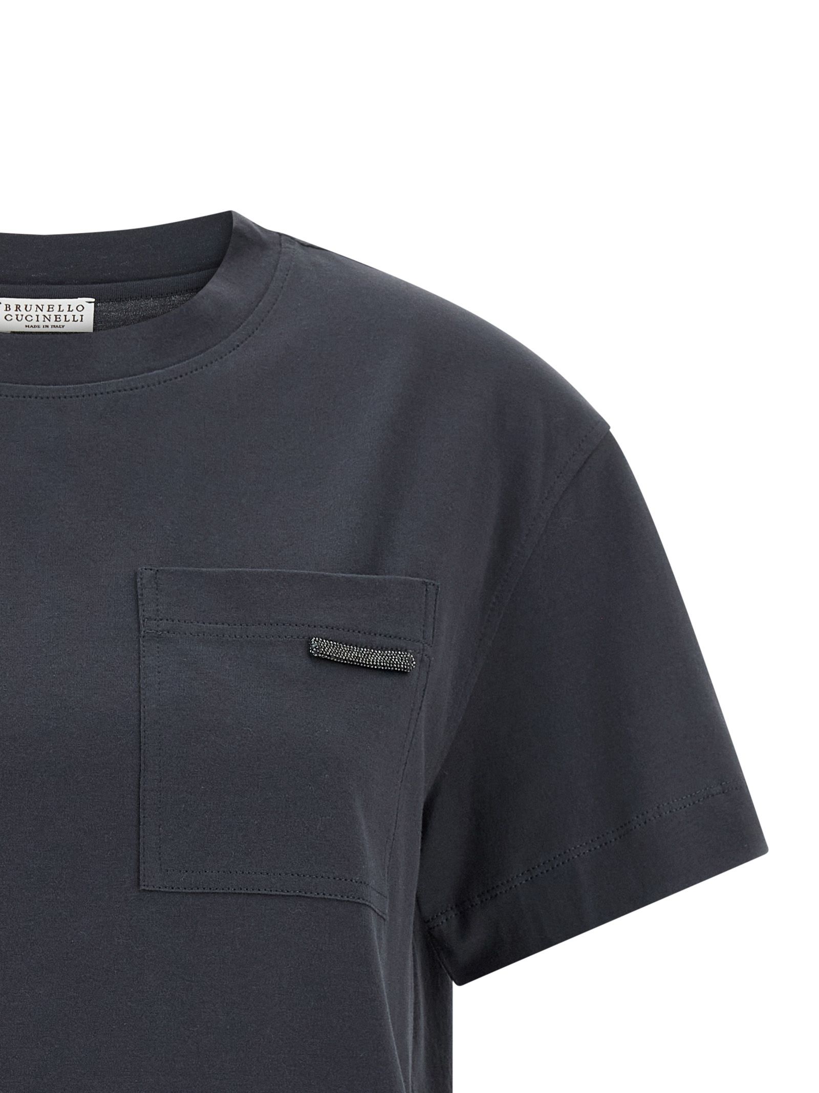 Cotton Women's T-Shirt - Brunello Cucinelli - Modalova