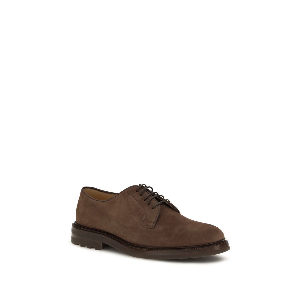 Calf Leather Bos Taurus Oxfords And Men's Derbies - Brunello Cucinelli - Modalova