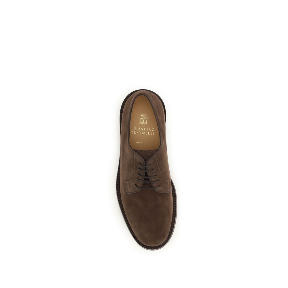 Calf Leather Bos Taurus Oxfords And Men's Derbies - Brunello Cucinelli - Modalova
