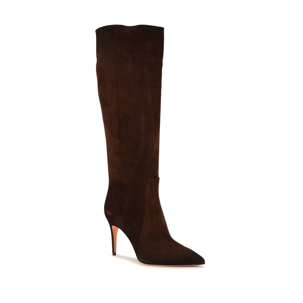 Calf Leather Bos Taurus High Heel Women's Boots - Santoni - Modalova