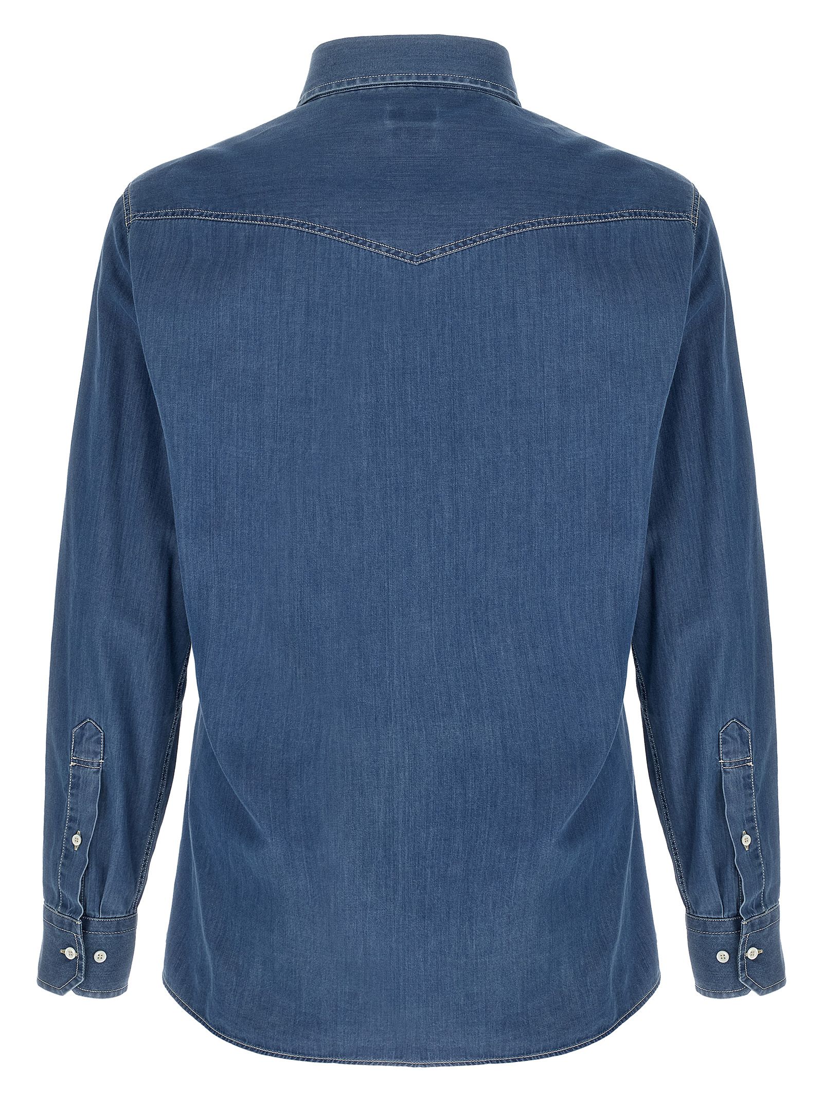 Cotton Men's Blouse - Brunello Cucinelli - Modalova