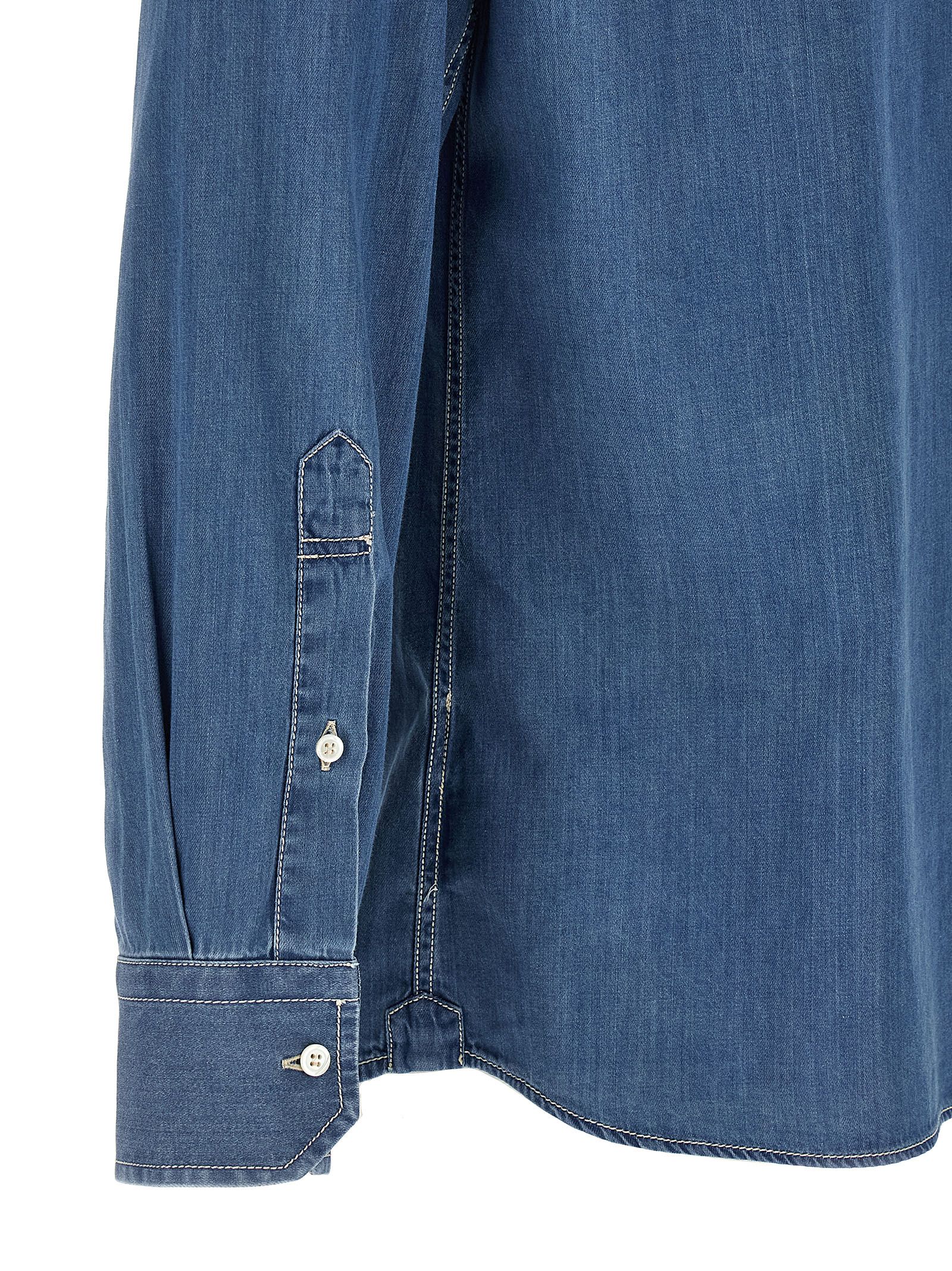 Cotton Men's Blouse - Brunello Cucinelli - Modalova