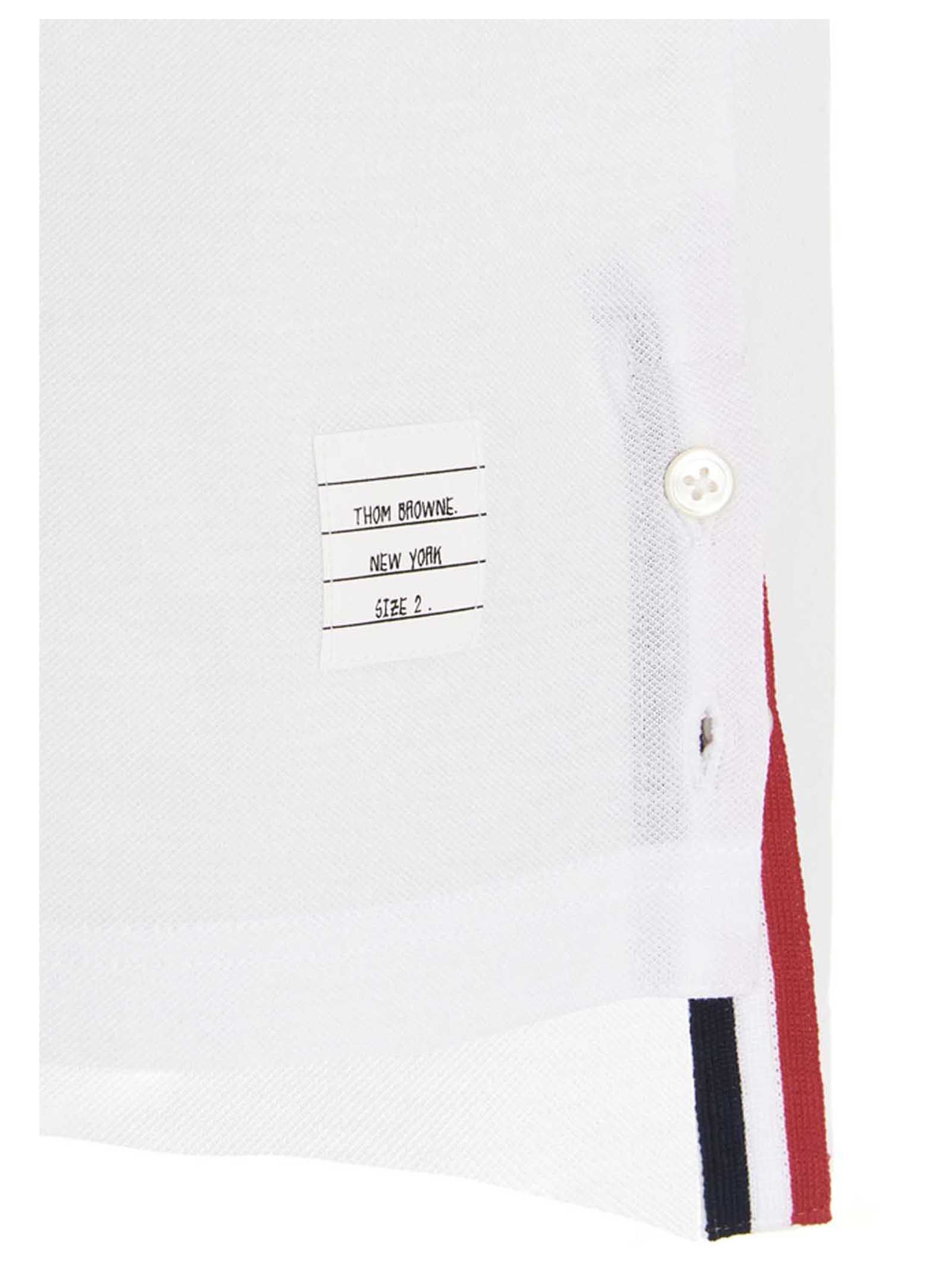 Cotton Polo Men's Shirt - Thom Browne - Modalova