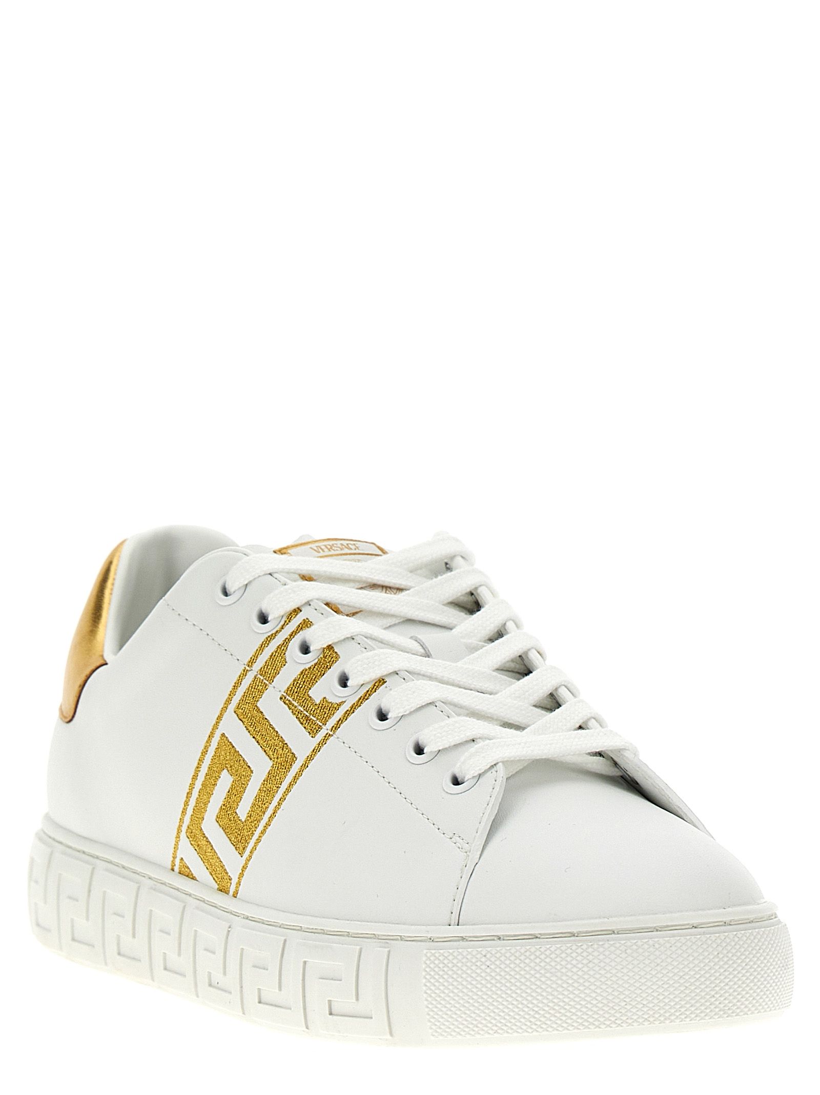 Polyamide Low Top Men's Sneakers - Versace - Modalova