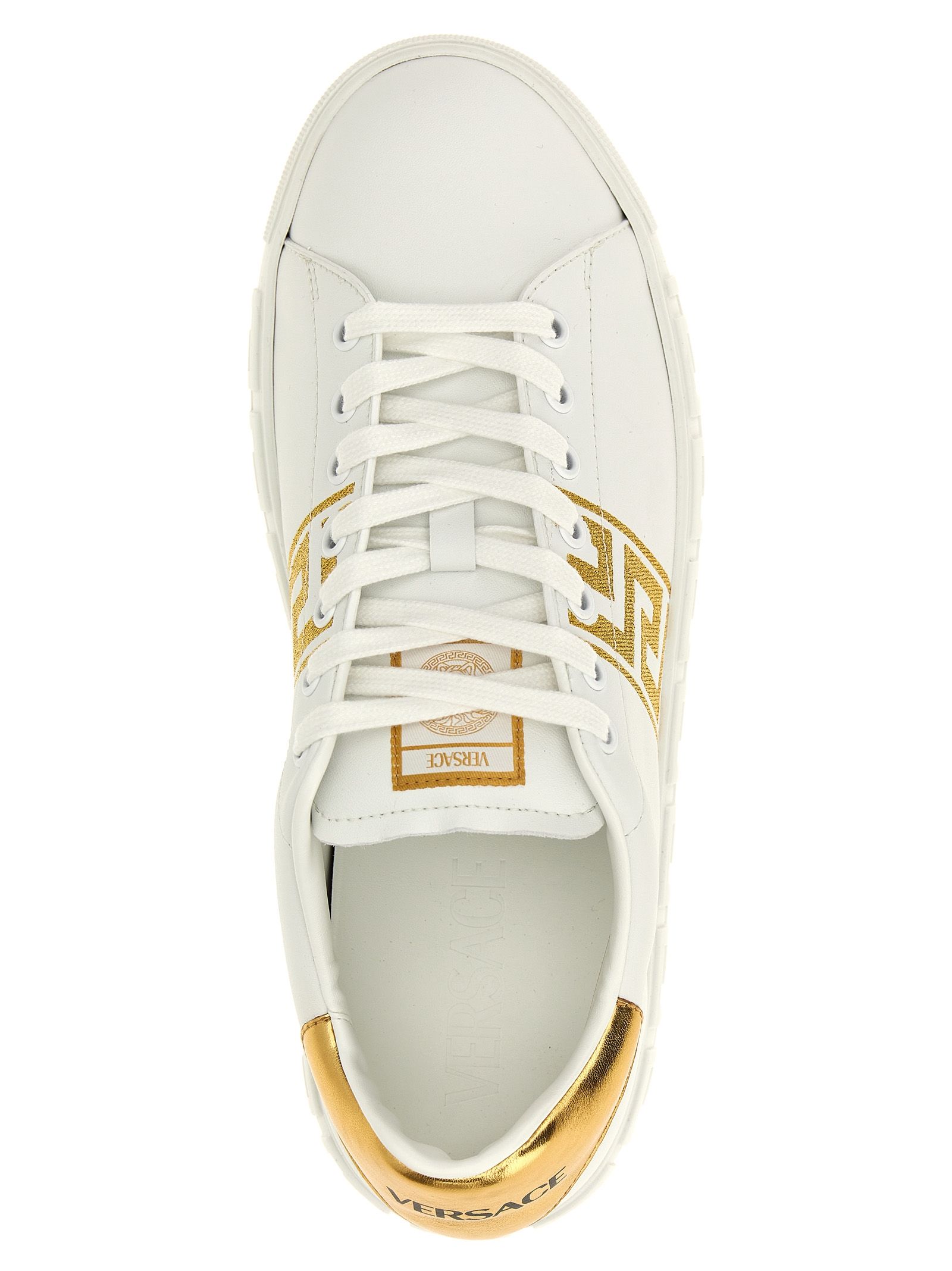 Polyamide Low Top Men's Sneakers - Versace - Modalova