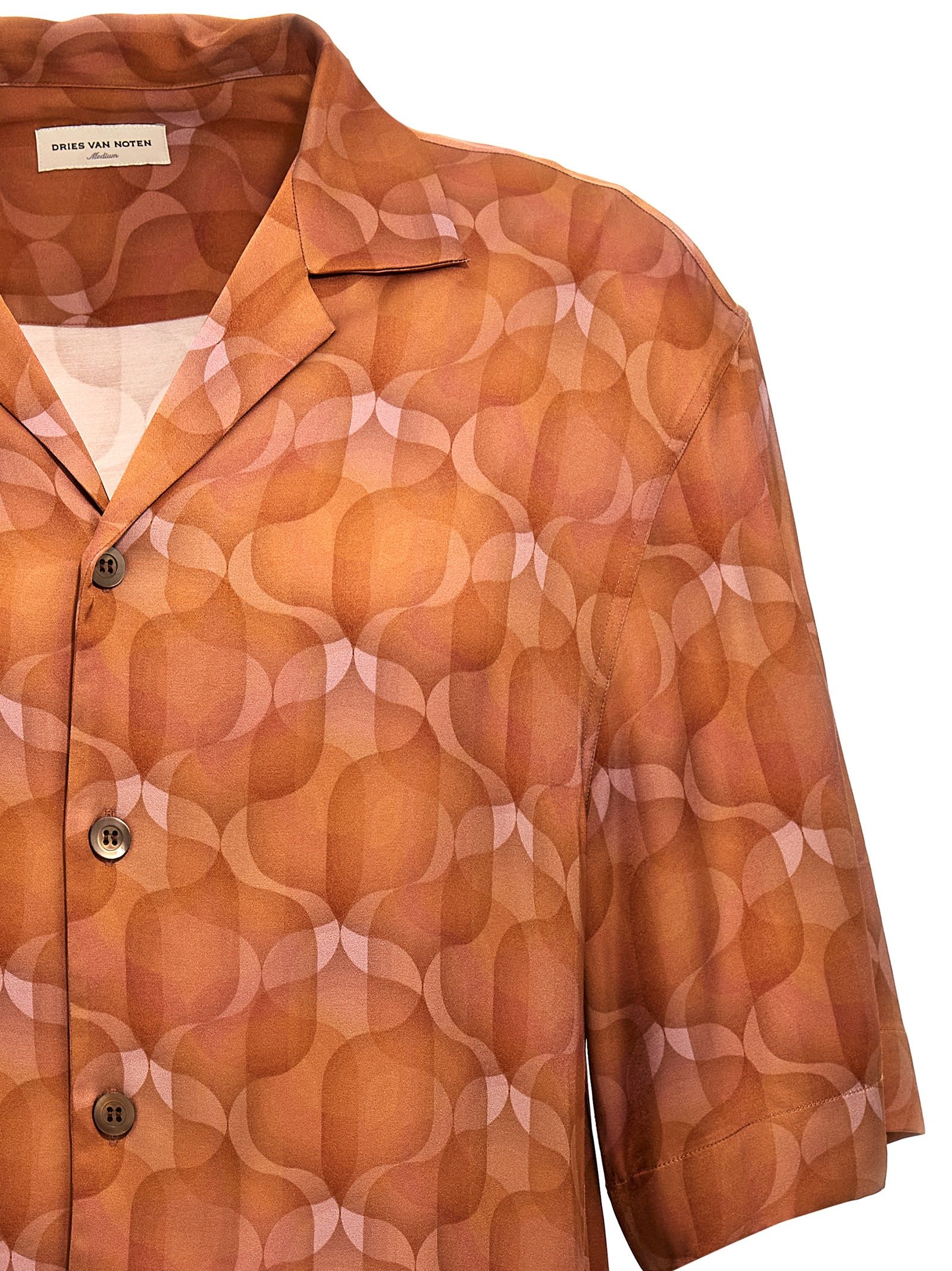 Viscose Men's Blouse - Dries Van Noten - Modalova