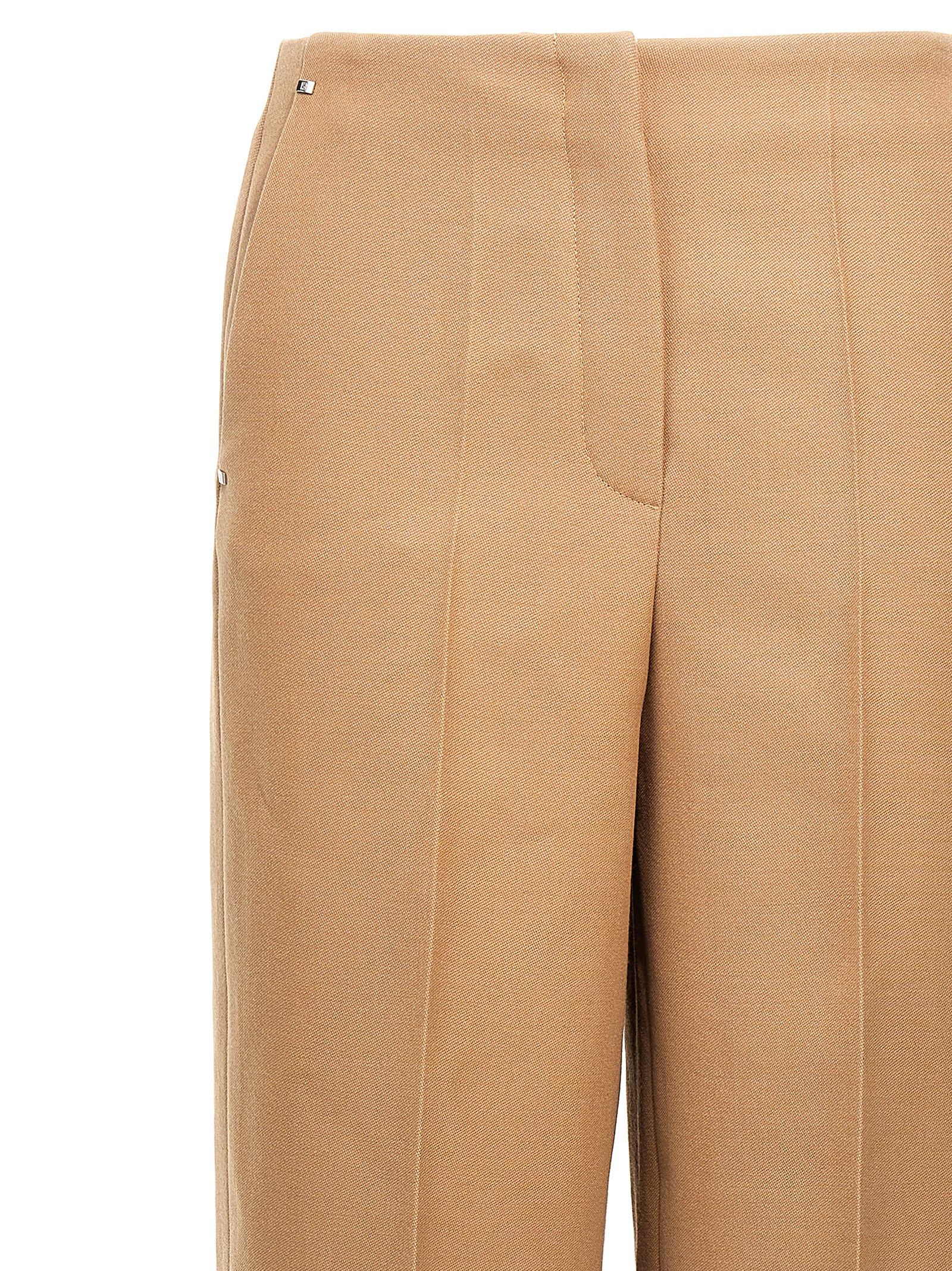 Wool Dress Women's Pants - Fendi - Modalova