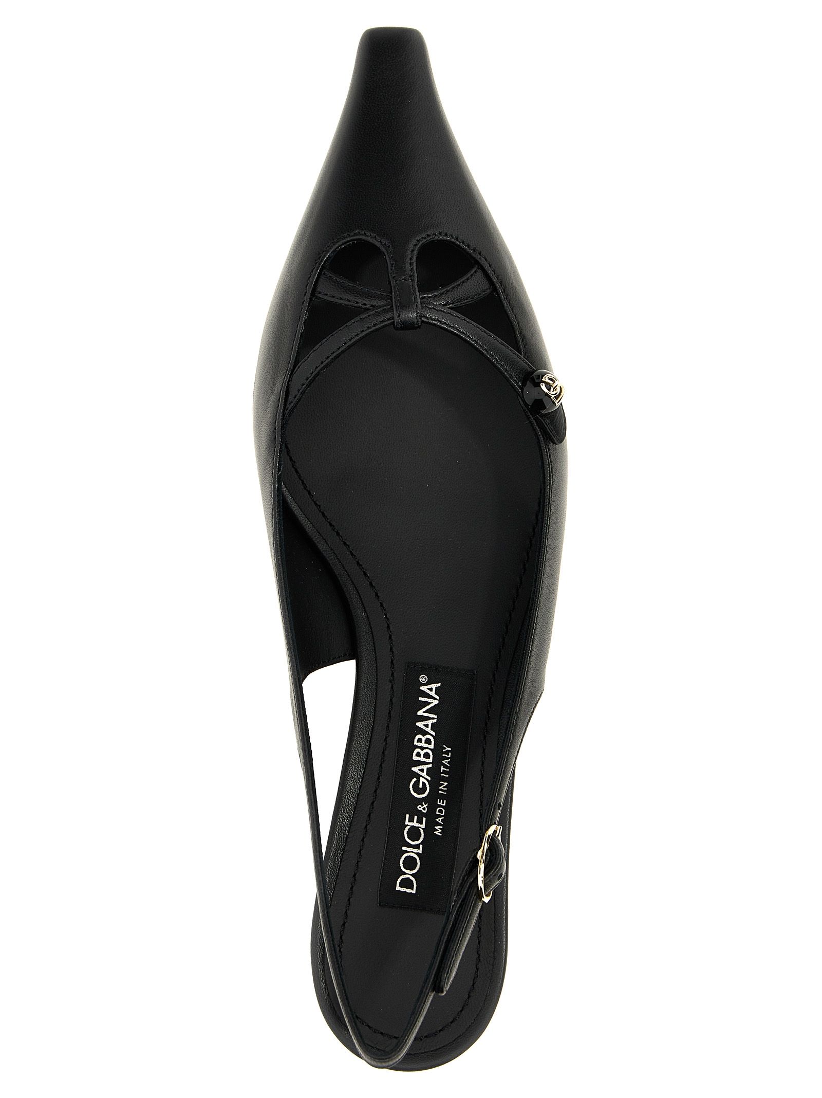 Lamb Leather Mid Heel Women's Pumps - Dolce & Gabbana - Modalova