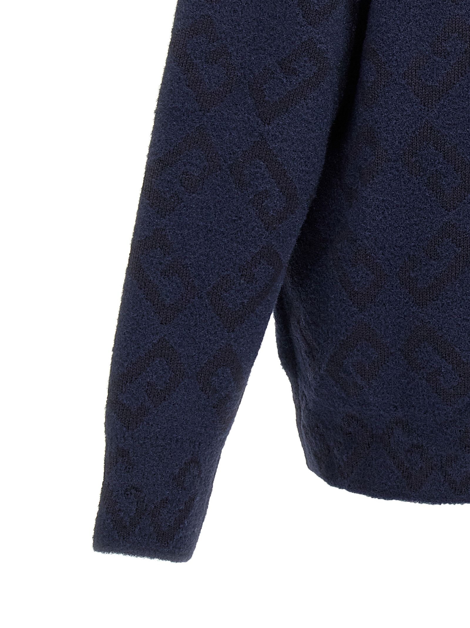 Givenchy Blue Wool Men's Cardigan - Givenchy - Modalova
