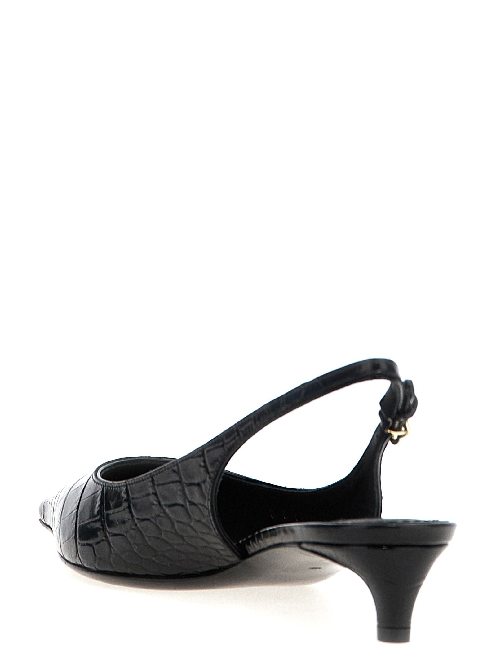 Calfskin Mid Heel Women's Pumps - Dolce & Gabbana - Modalova