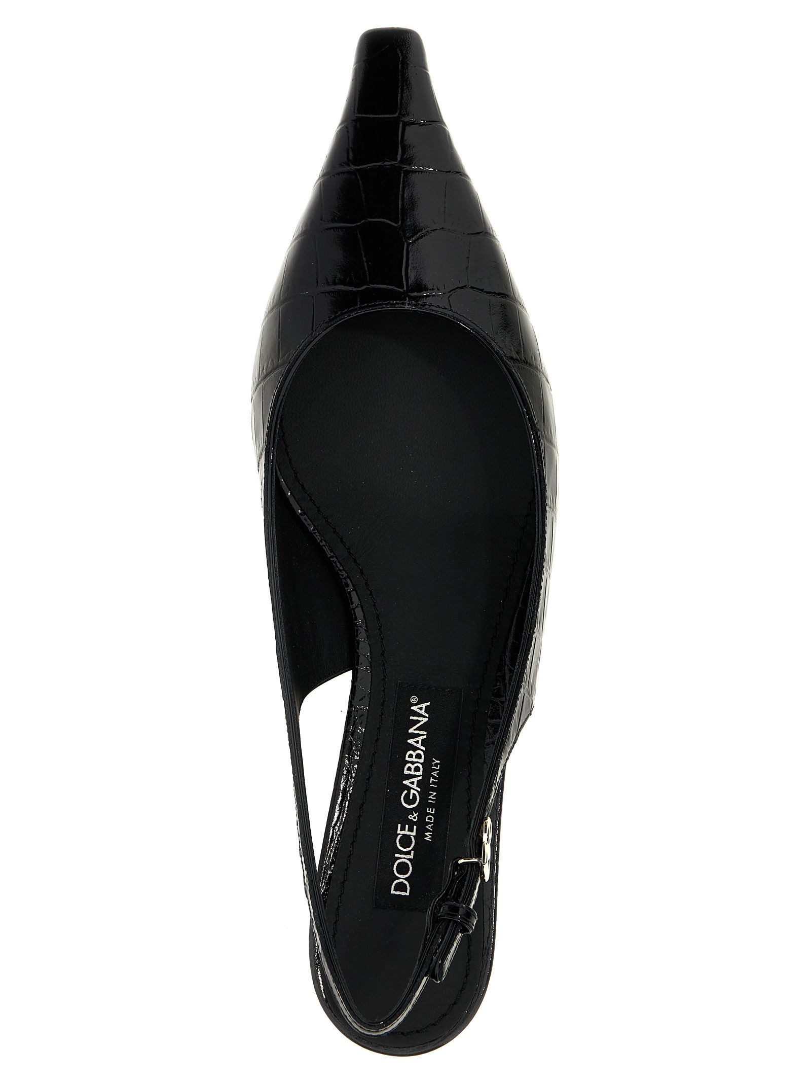 Calfskin Mid Heel Women's Pumps - Dolce & Gabbana - Modalova