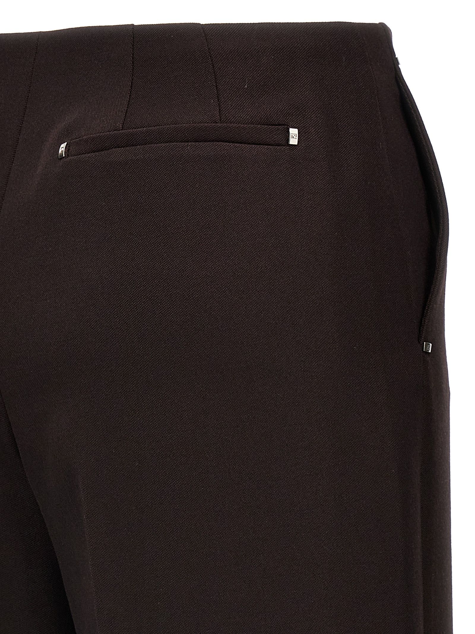 Virgin Wool Dress Women's Pants - Fendi - Modalova