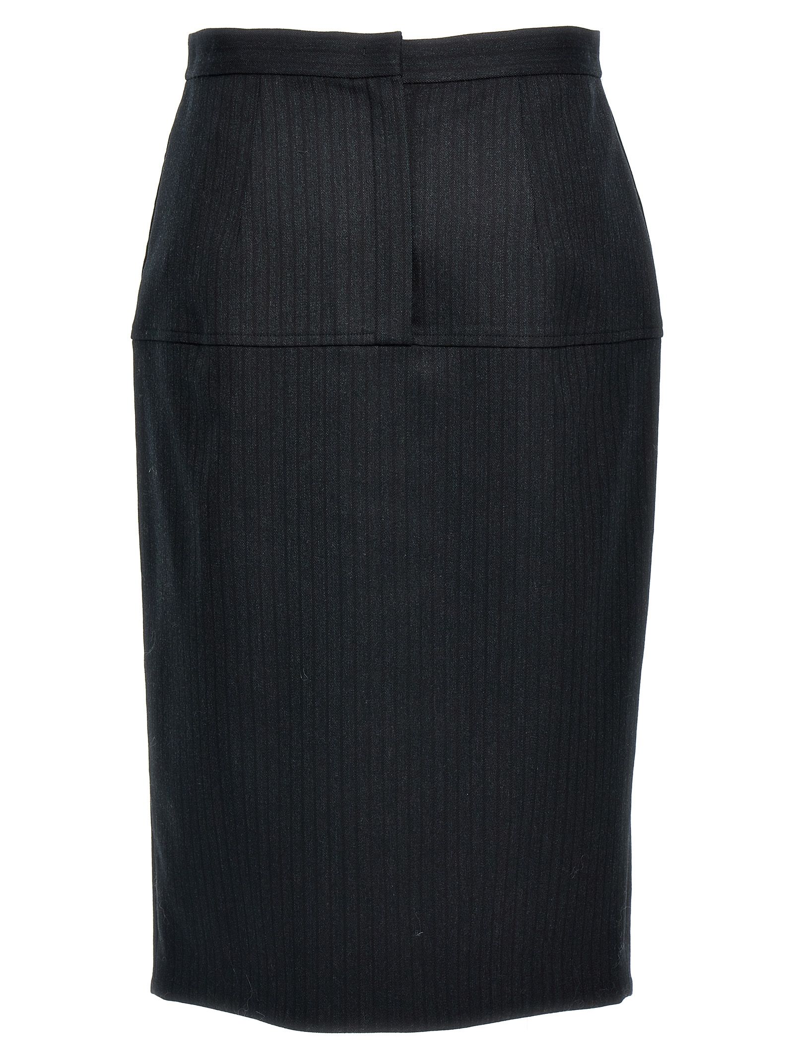 Virgin Wool Midi Women's Skirt - Fendi - Modalova