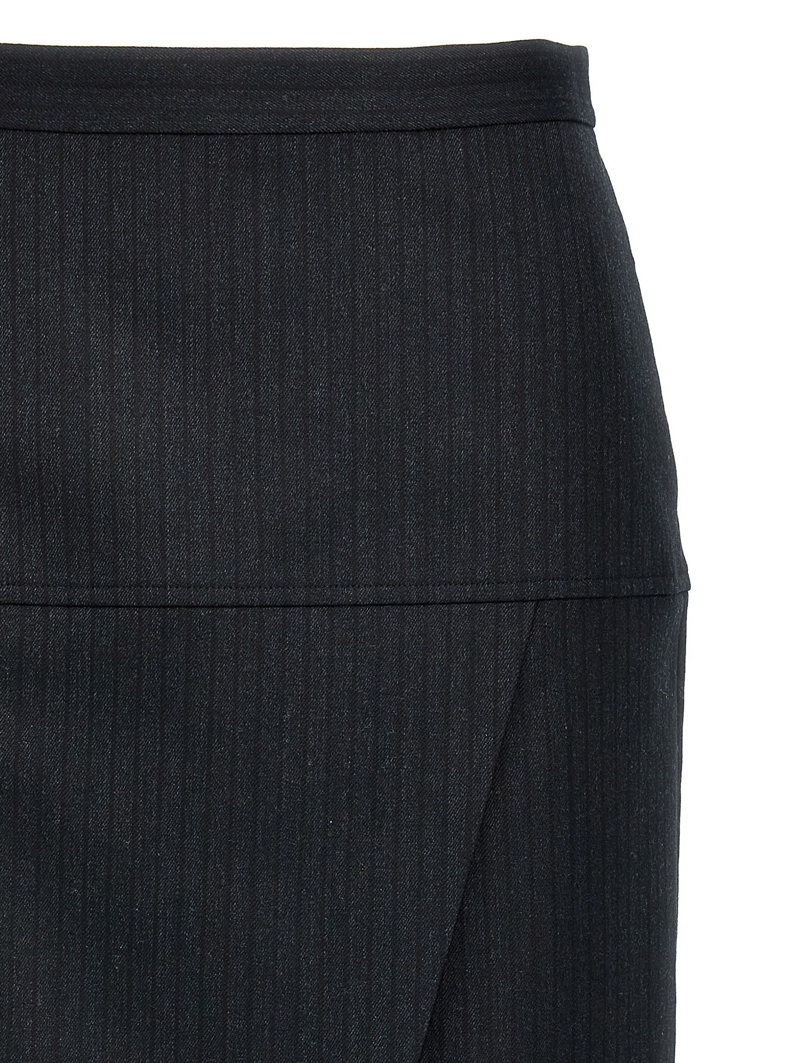 Virgin Wool Midi Women's Skirt - Fendi - Modalova
