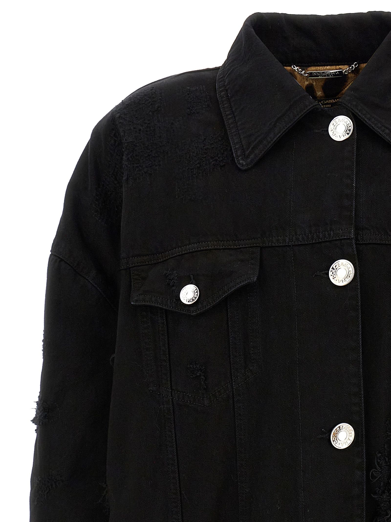 Cotton Denim Women's Jacket - Dolce & Gabbana - Modalova