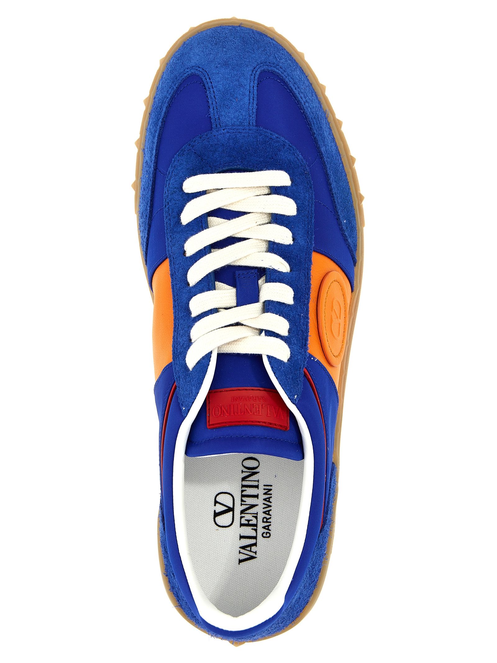 Bovine Leather Low Top Men's Sneakers - Valentino Garavani - Modalova