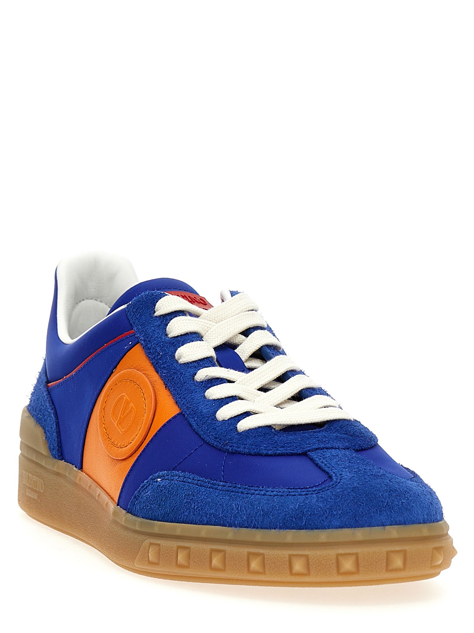 Bovine Leather Low Top Men's Sneakers - Valentino Garavani - Modalova