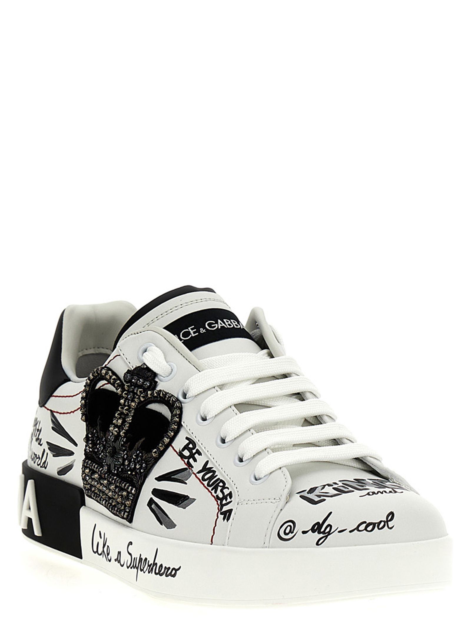 Calfskin Men's Sneakers - Dolce & Gabbana - Modalova